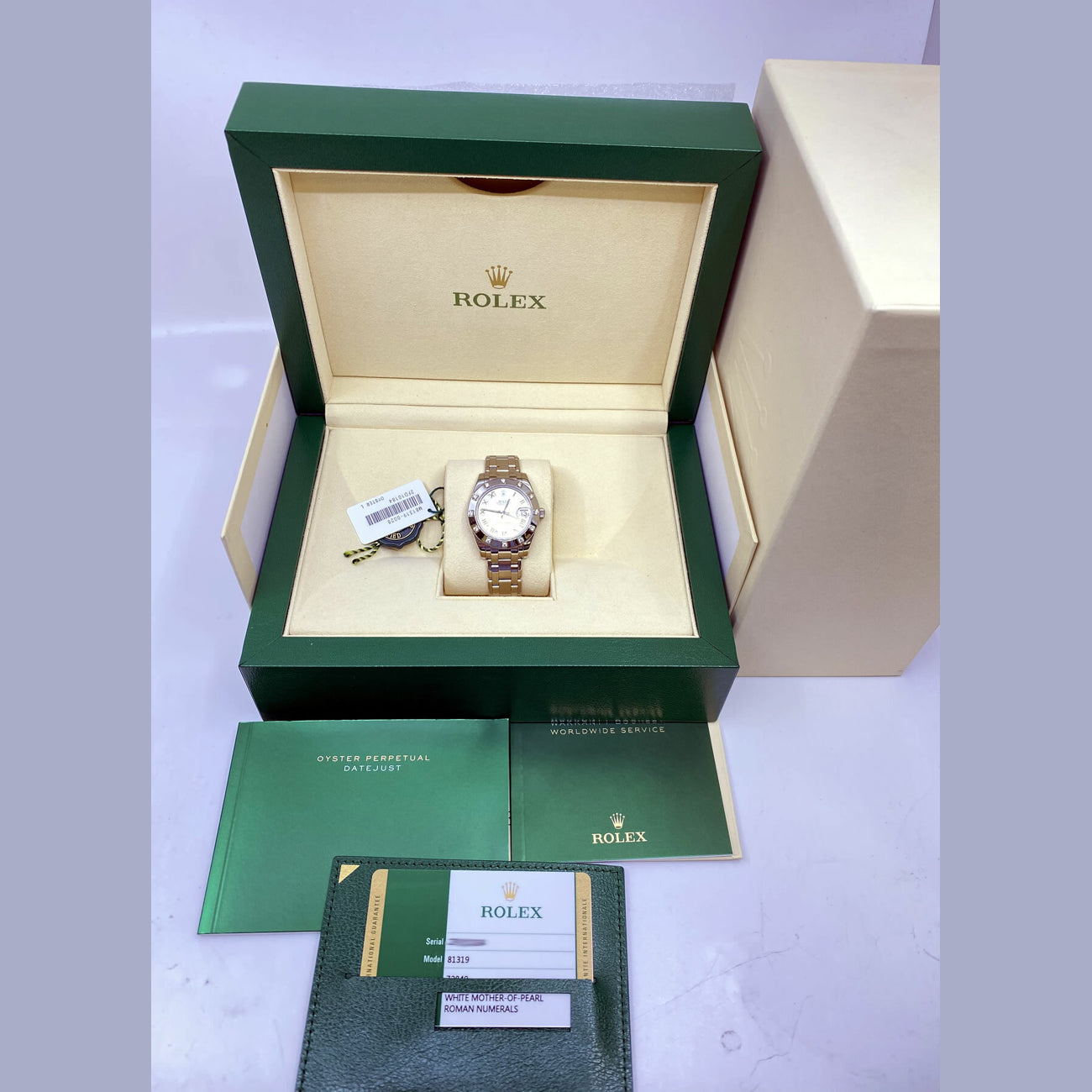 Rolex Pearlmaster18k White Gold 81319