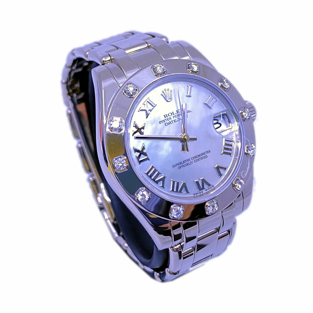 Rolex Pearlmaster18k White Gold 81319