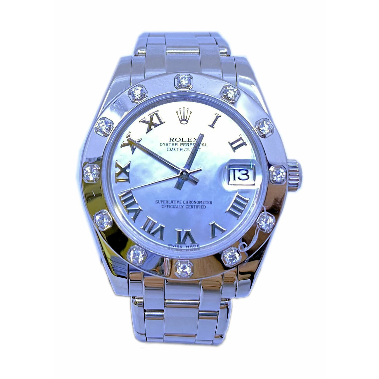 Rolex Pearlmaster18k White Gold 81319