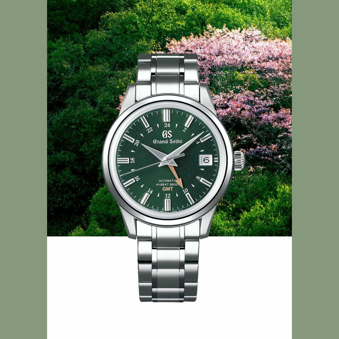 Grand Seiko SBGJ251 GMT Four Seasons "Spring Shunbun" Green