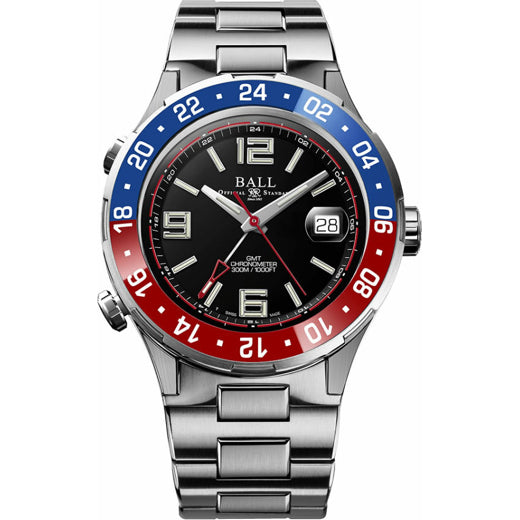 Ball Roadmaster Pilot GMT 40mm DG3038A-S2C-BK