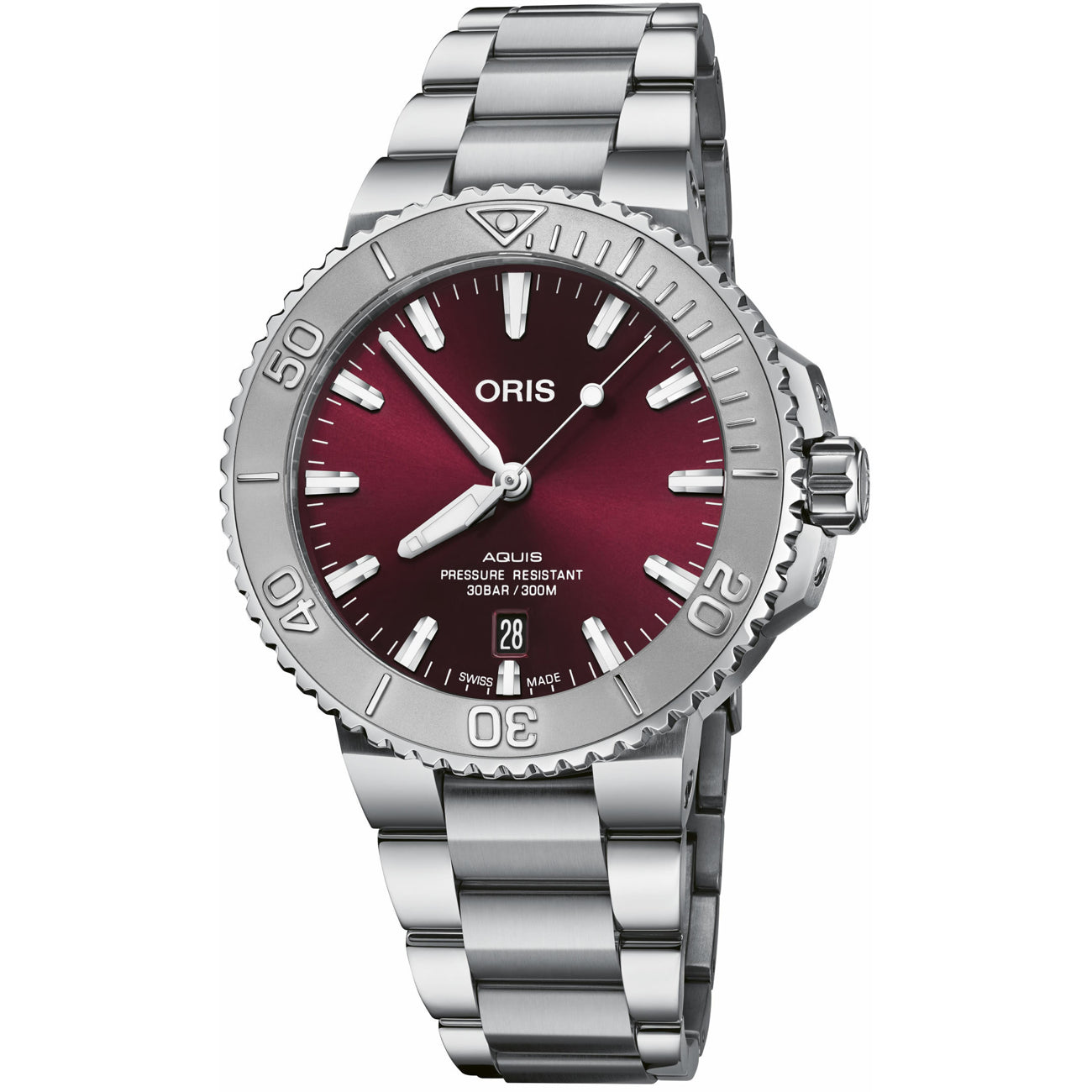 Oris Aquis 41mm Cherry Dial