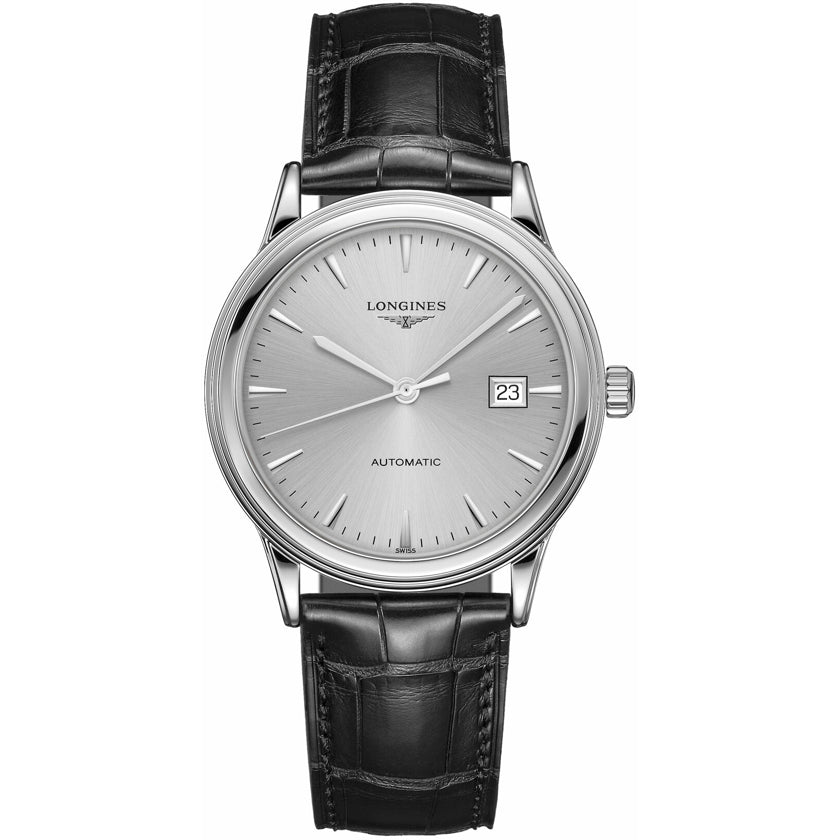 Longines Flagship 40mm Sunray Silver L4.984.4.72.2