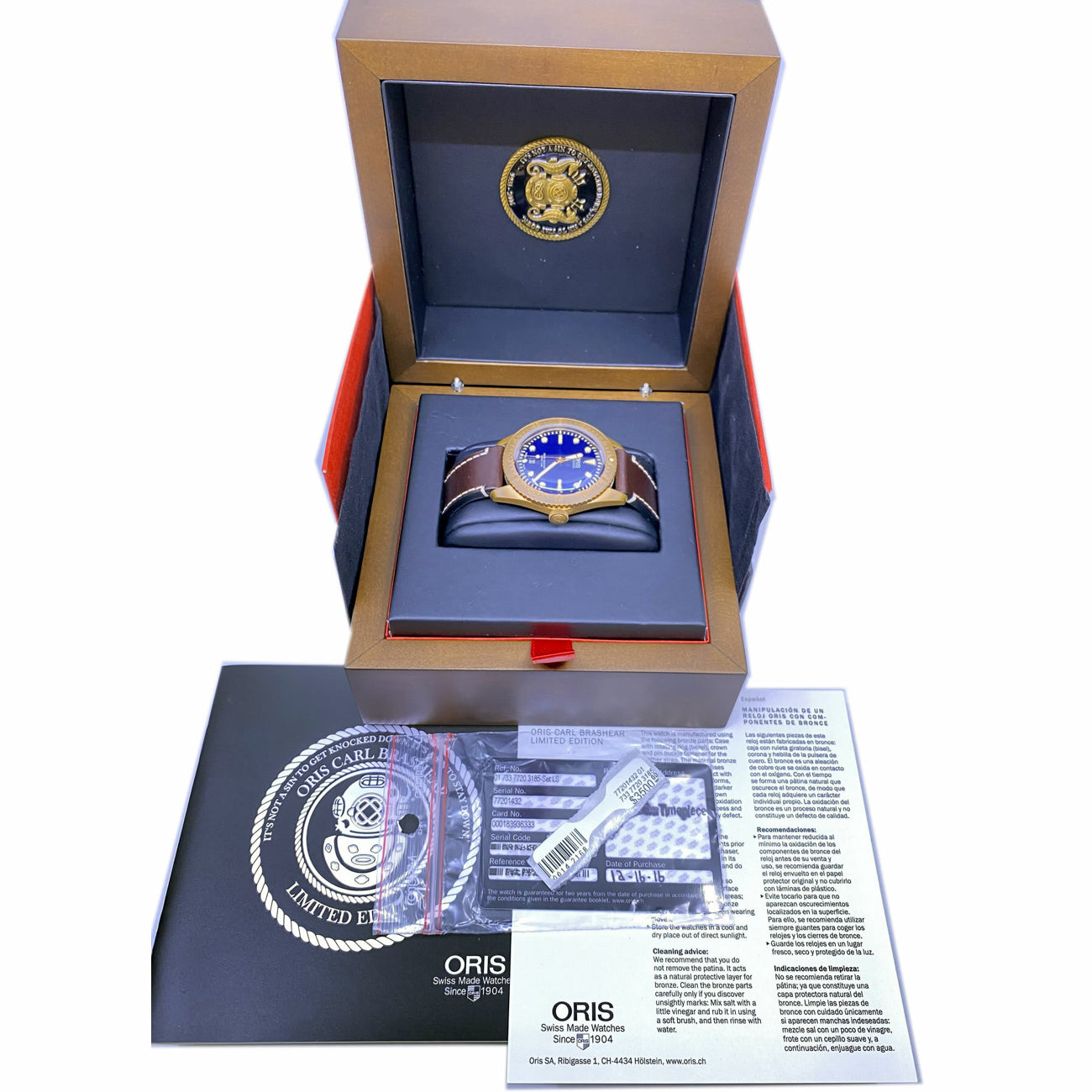 Oris Carl Brashear Bronze Divers Watch Limited Edition