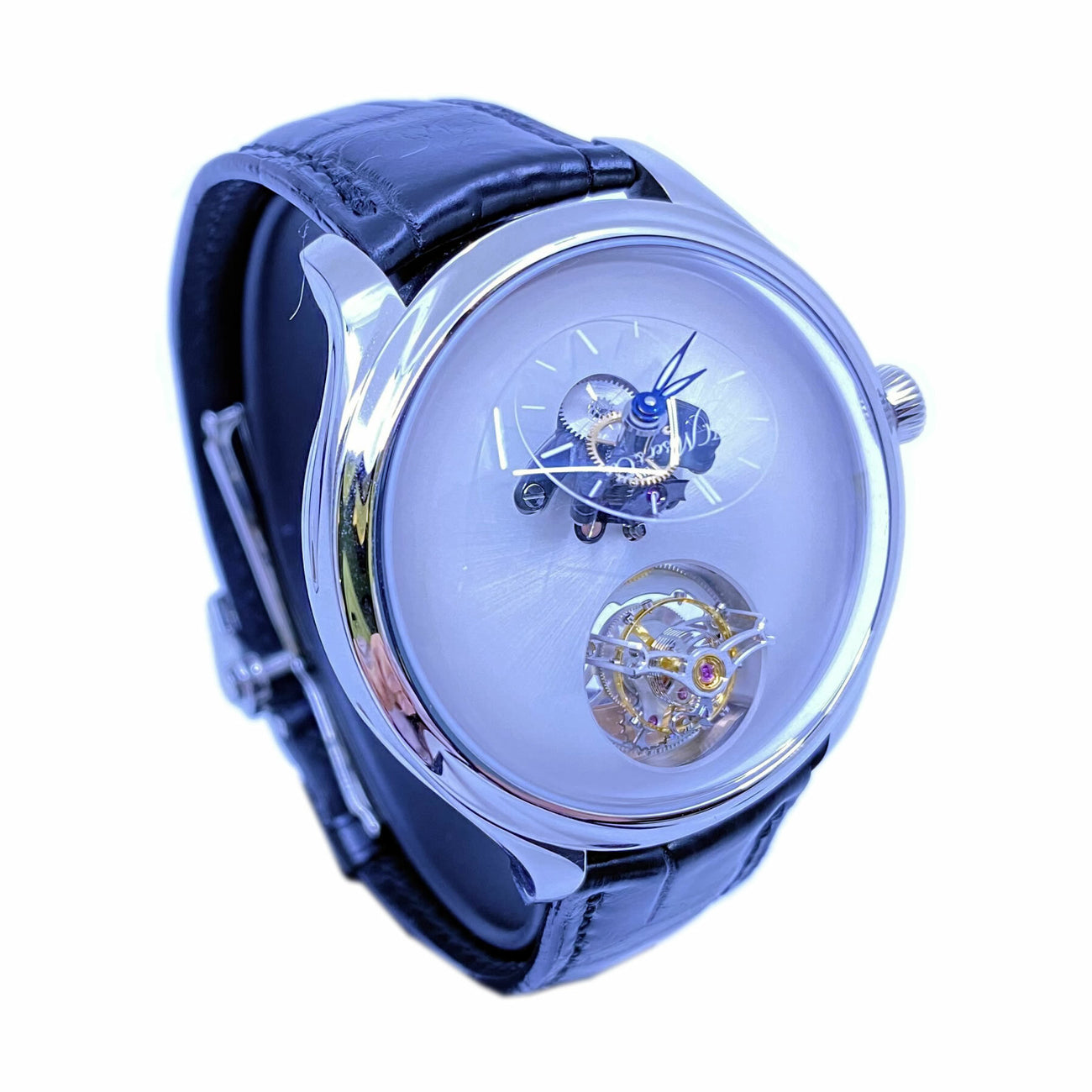 H. Moser & Cie. x MB&F Endeavour Cylindrical Tourbillon Off-White