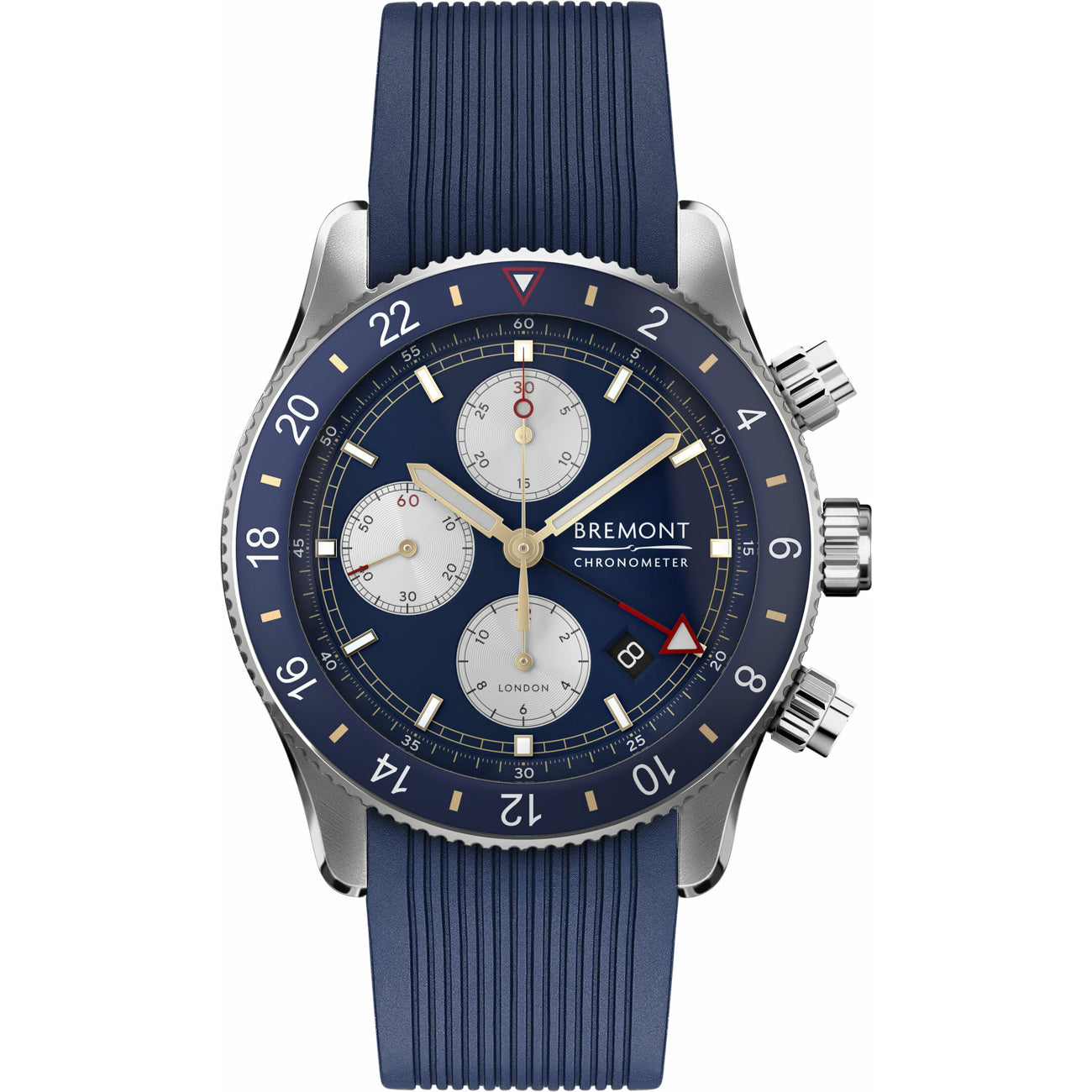 Bremont Supermarine Chronograph Blue Dial on Strap