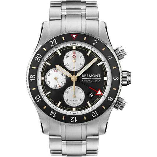 Bremont Supermarine Chronograph Black Dial on Bracelet