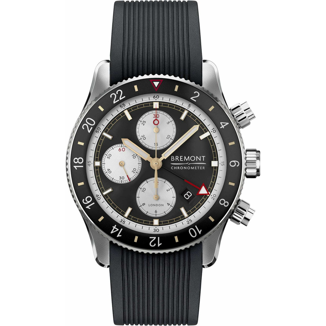 Bremont Supermarine Chronograph Black Dial on Strap