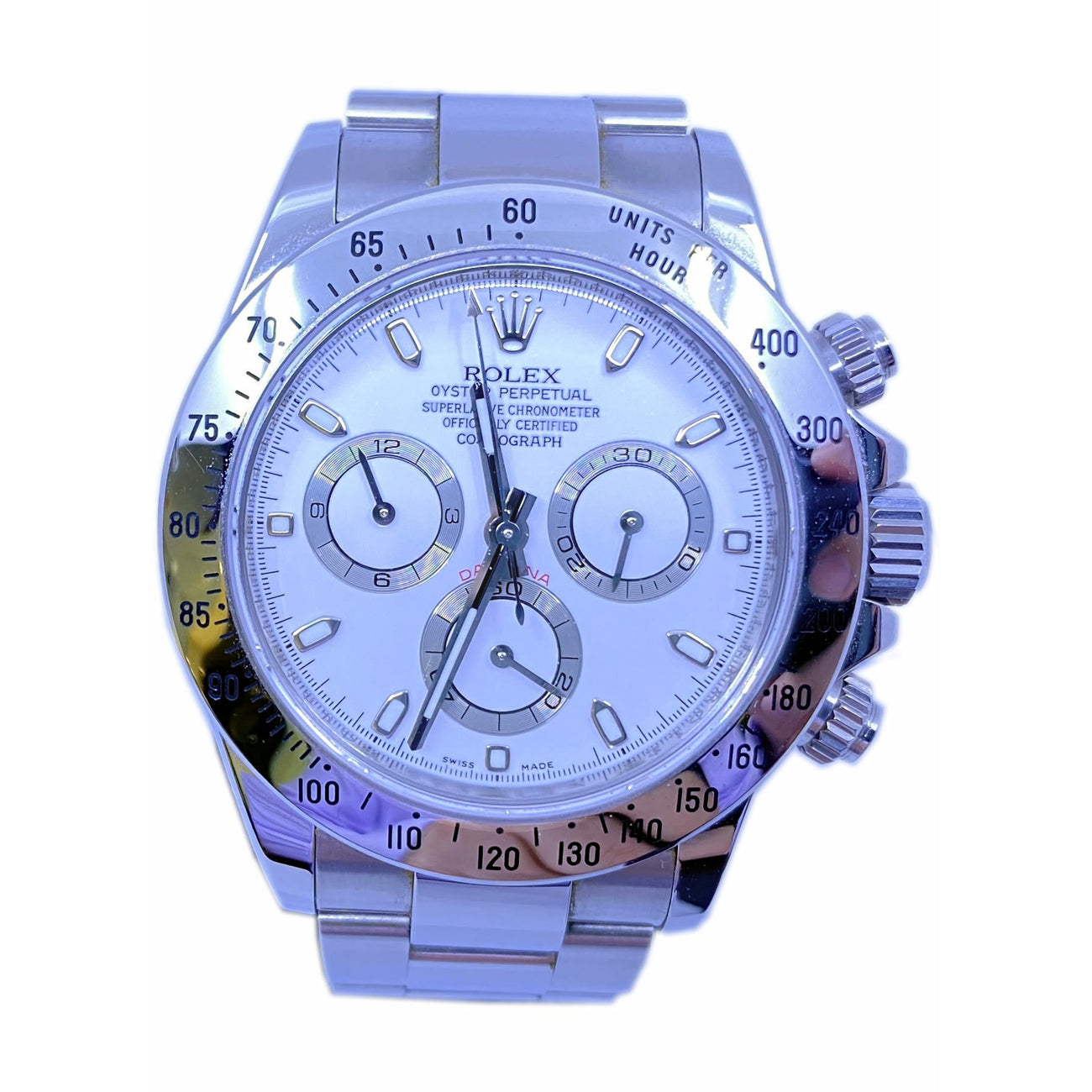 Rolex Cosmograph Daytona White Dial 116520