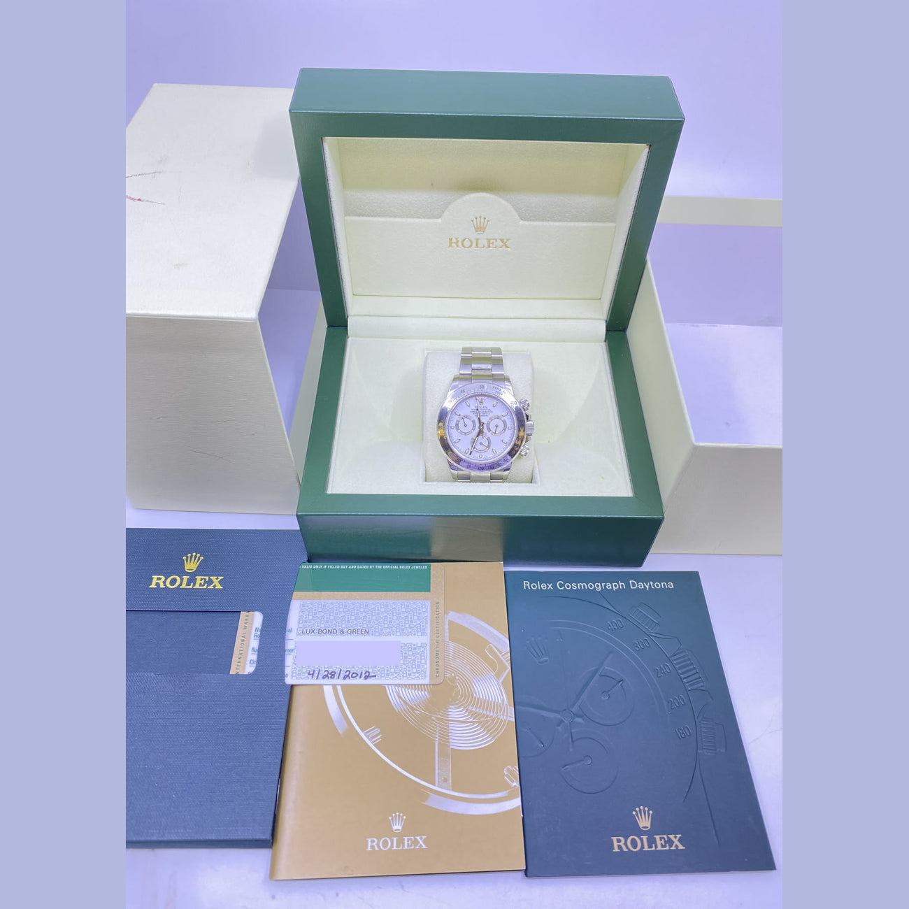 Rolex Cosmograph Daytona White Dial 116520