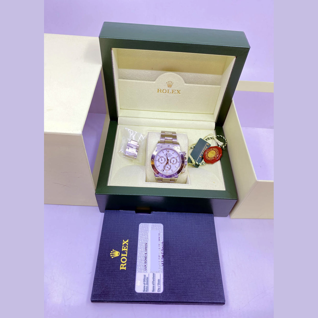 Rolex Cosmograph Daytona White Dial 116520