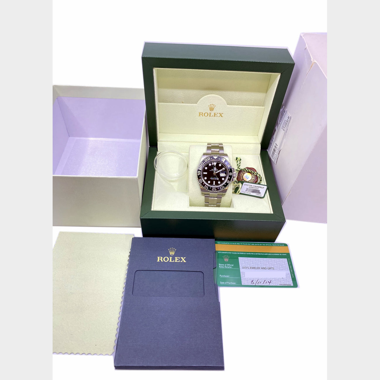 Rolex GMT Master II 116710LN Year 2010