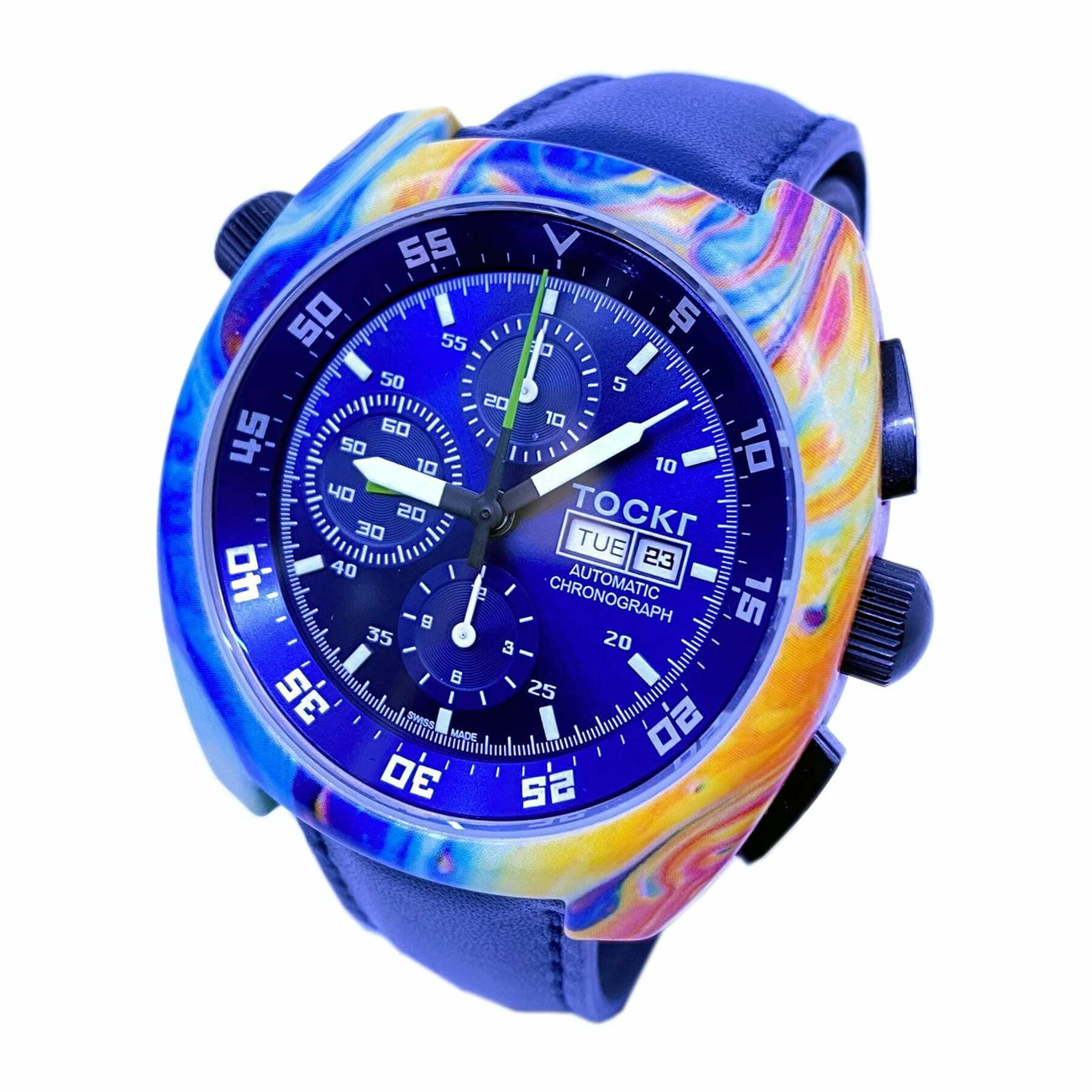 Tockr Chronograph Hydro Dipped Tie-Dye Lume