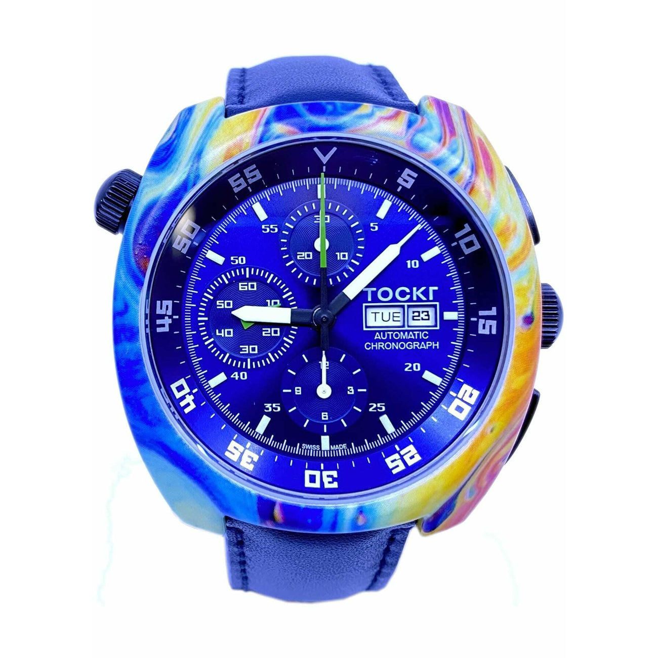Tockr Chronograph Hydro Dipped Tie-Dye Lume