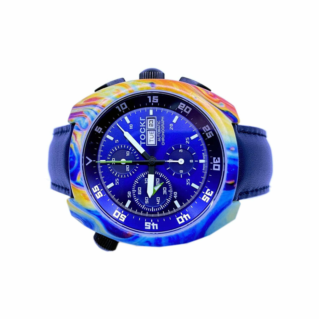 Tockr Chronograph Hydro Dipped Tie-Dye Lume