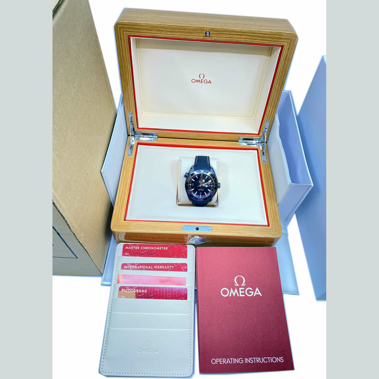 Omega Planet Ocean 600M Omega Co-Axial Master Chronometer GMT 45.5mm 215.92.46.22.01.001