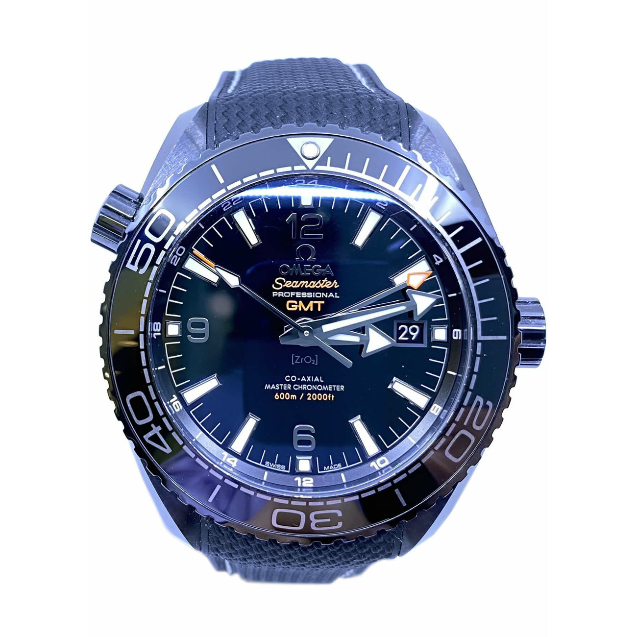 Omega Planet Ocean 600M Omega Co-Axial Master Chronometer GMT 45.5mm 215.92.46.22.01.001