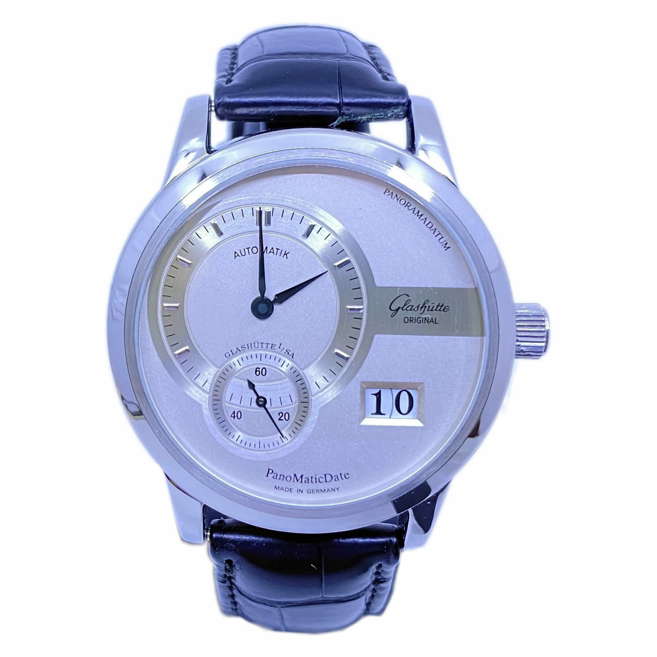 Glashütte Original PanoMatic Date Stainless Steel 90-01-02-02-14
