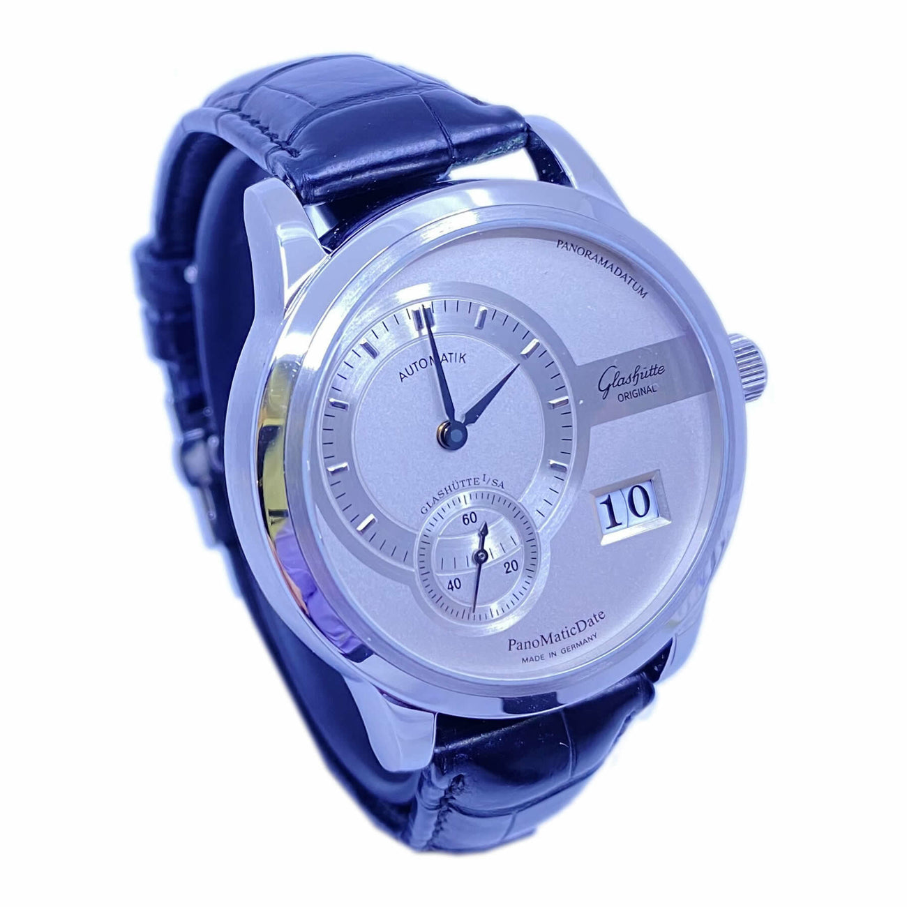 Glashütte Original PanoMatic Date Stainless Steel 90-01-02-02-14