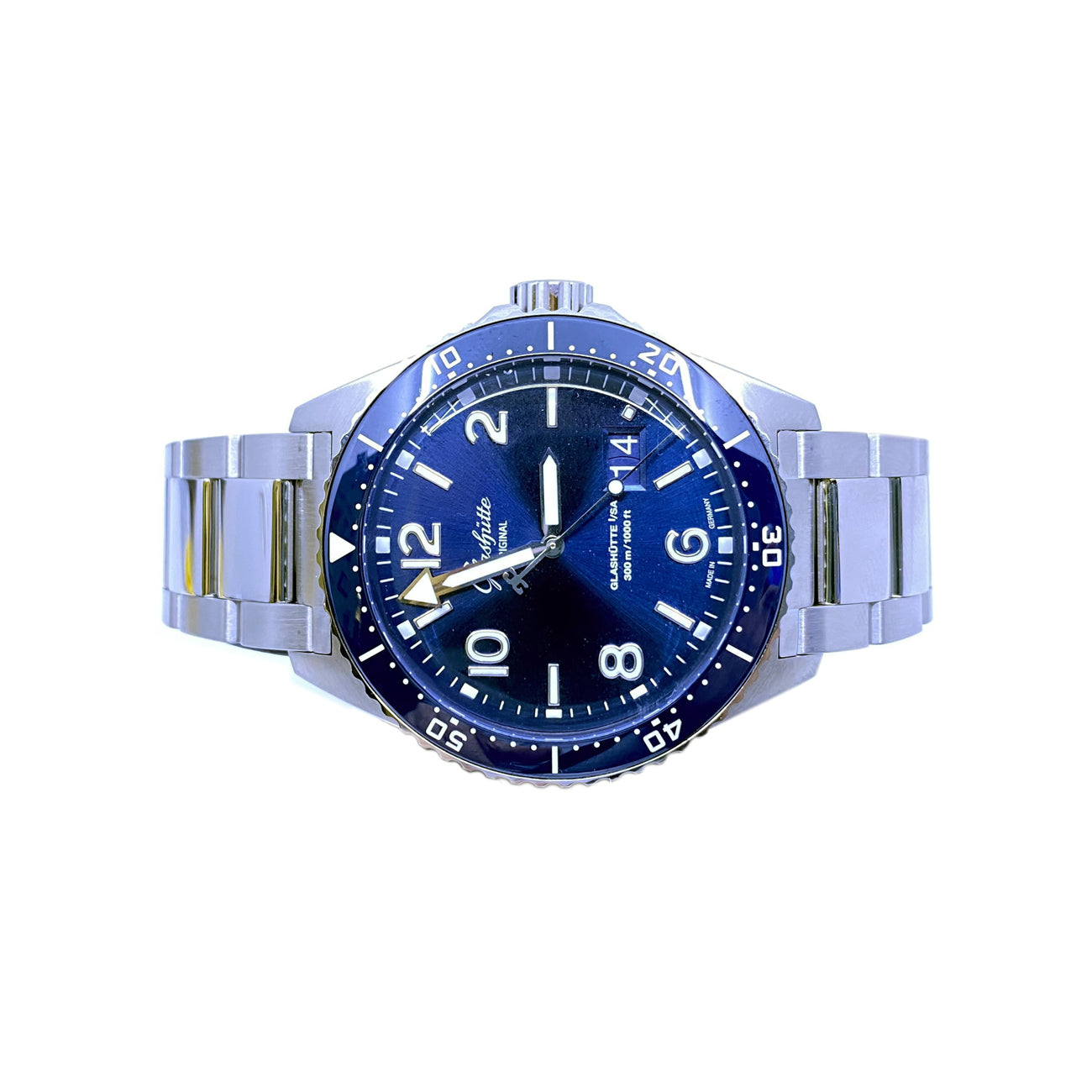 Glashütte Original SeaQ Panorama Date Blue Dial 1-36-13-02-81-34