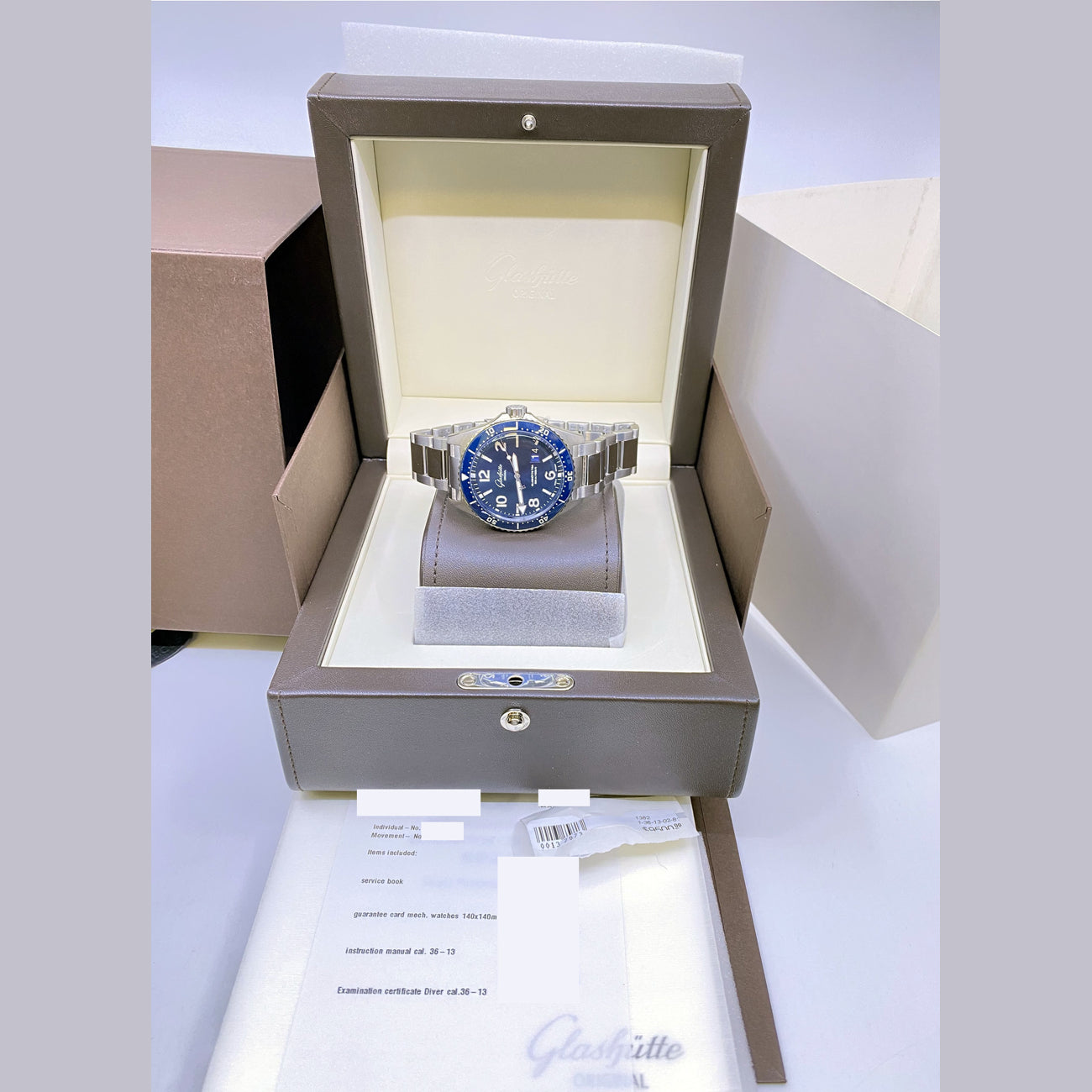 Glashütte Original SeaQ Panorama Date Blue Dial 1-36-13-02-81-34