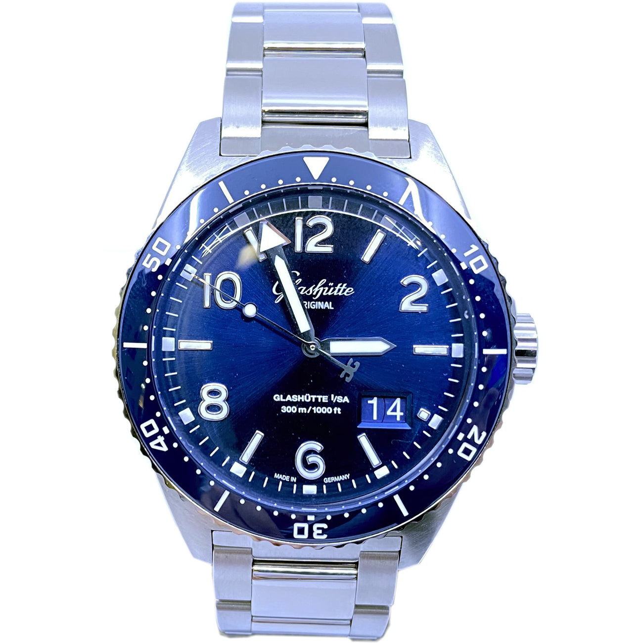 Glashütte Original SeaQ Panorama Date Blue Dial 1-36-13-02-81-34
