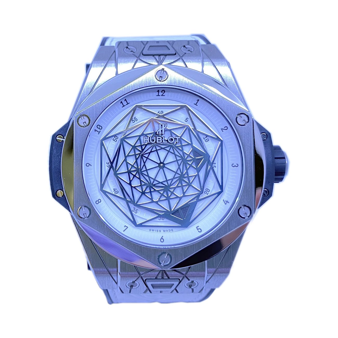 Hublot Sang Bleu Titanium White 45mm 415.NX.2027.XR