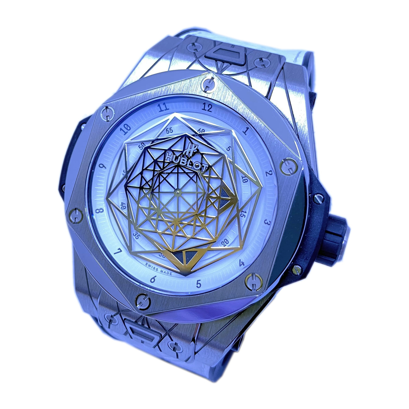 Hublot Sang Bleu Titanium White 45mm 415.NX.2027.XR