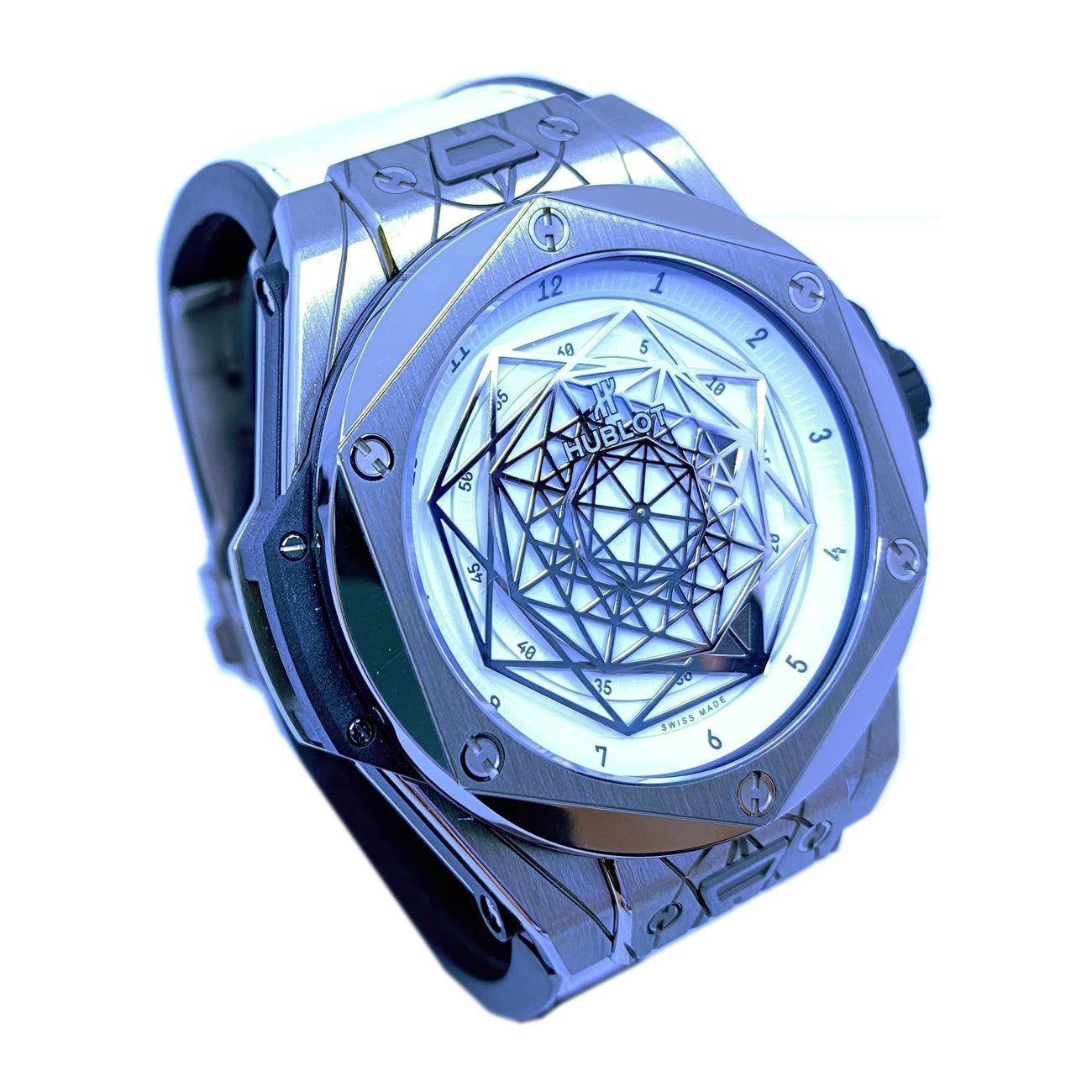Hublot Sang Bleu Titanium White 45mm 415.NX.2027.XR