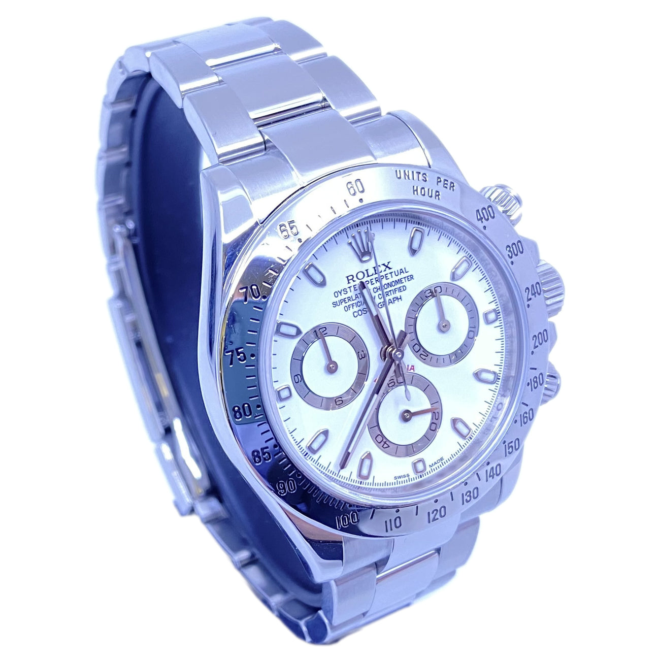 Rolex  Daytona 2015 Stainless Steel White Dial 116520