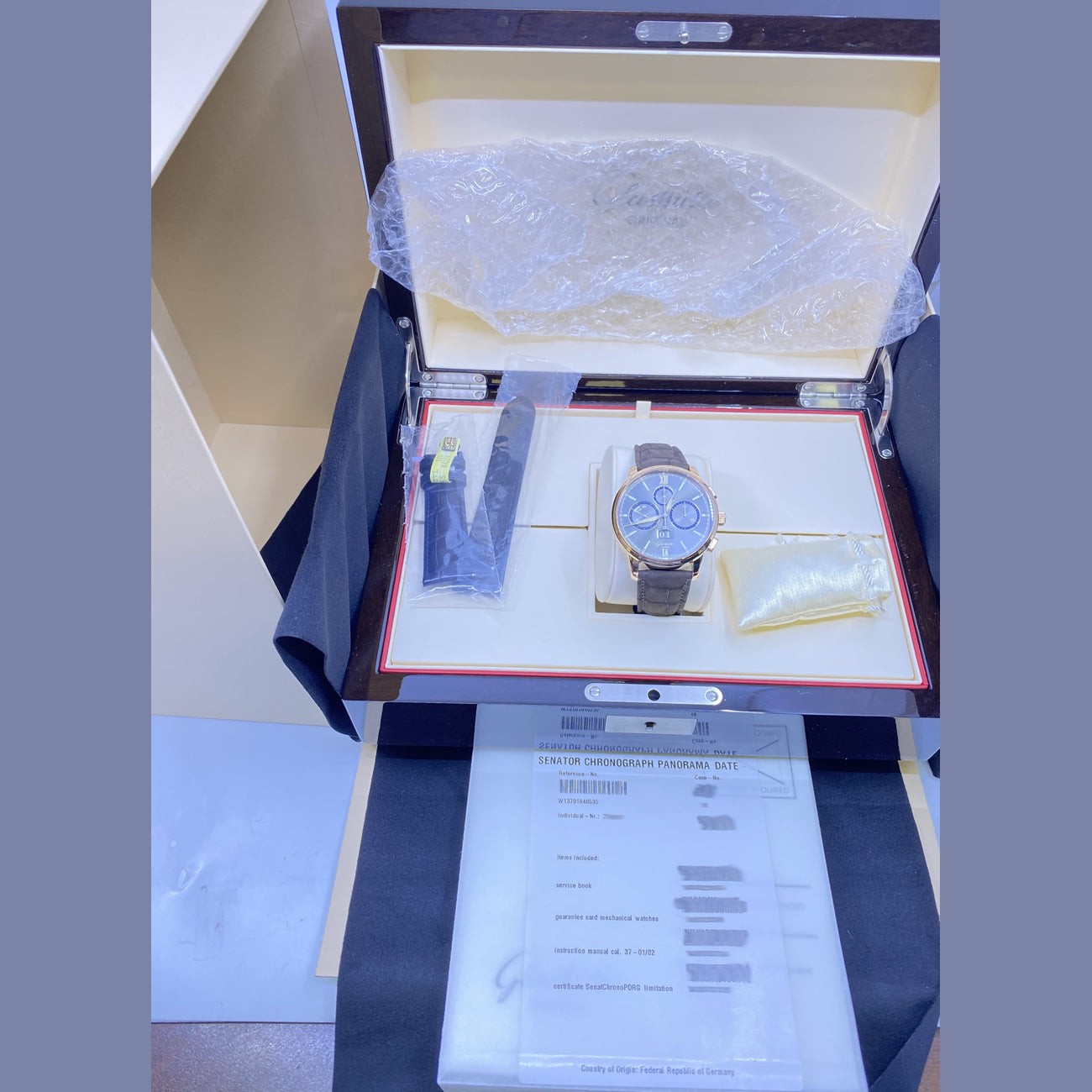 Glashütte Original Senator Chronograph Capital Edition Red Gold