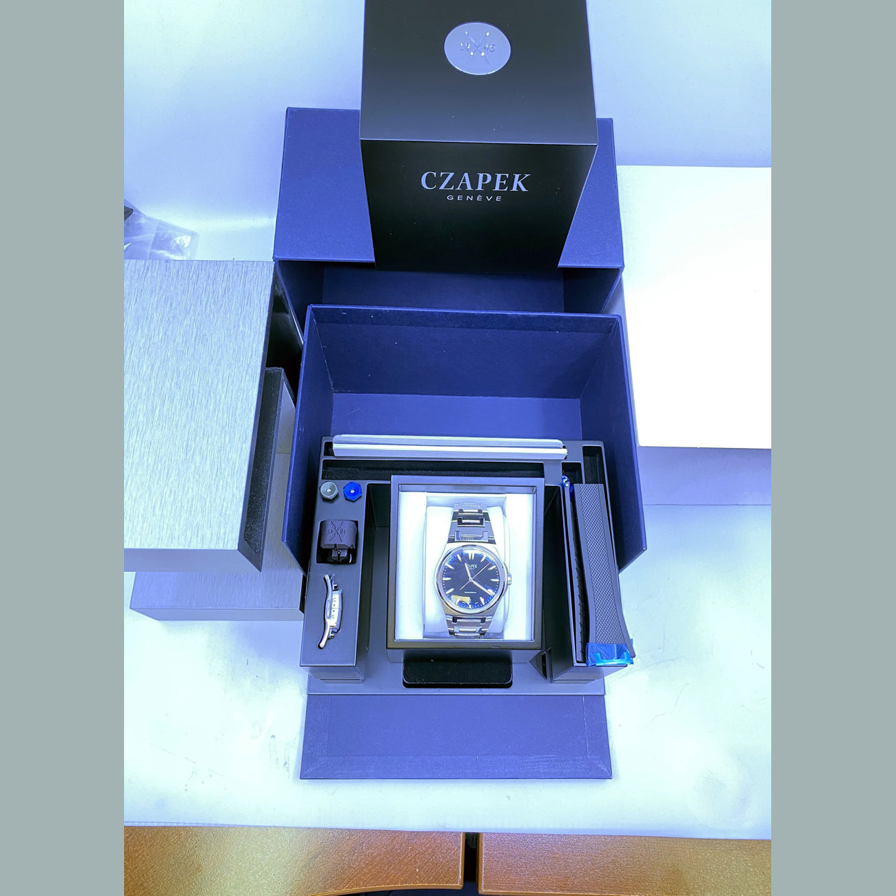 Czapek Antarctique Terre Adélie Deep Blue