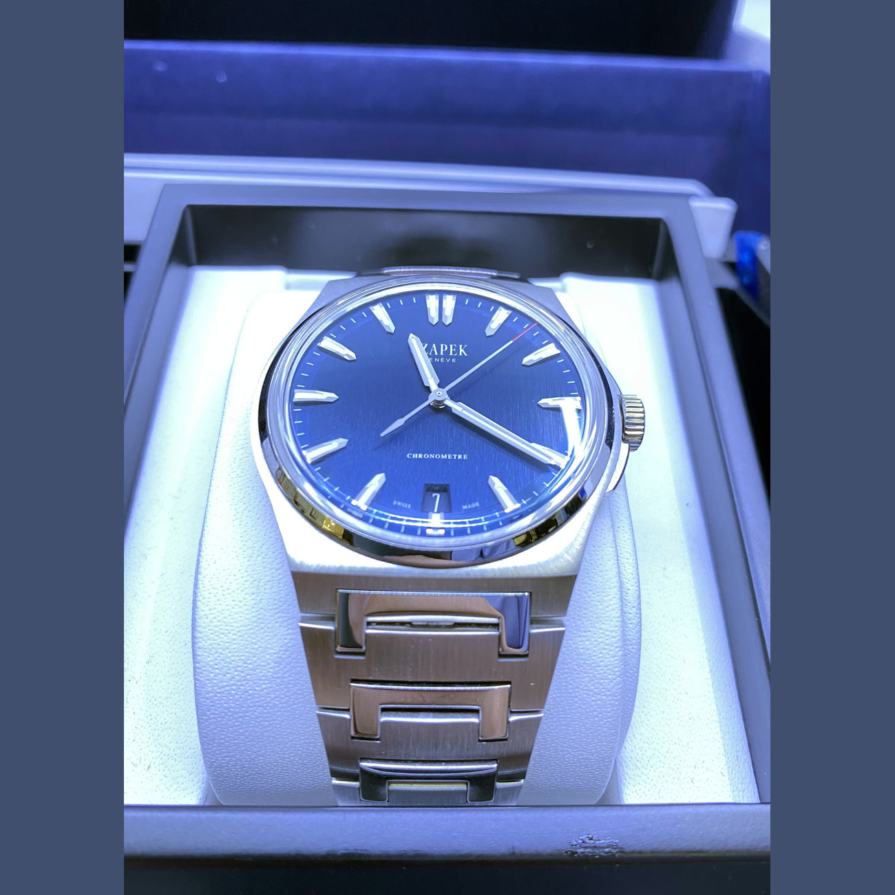 Czapek Antarctique Terre Adélie Deep Blue