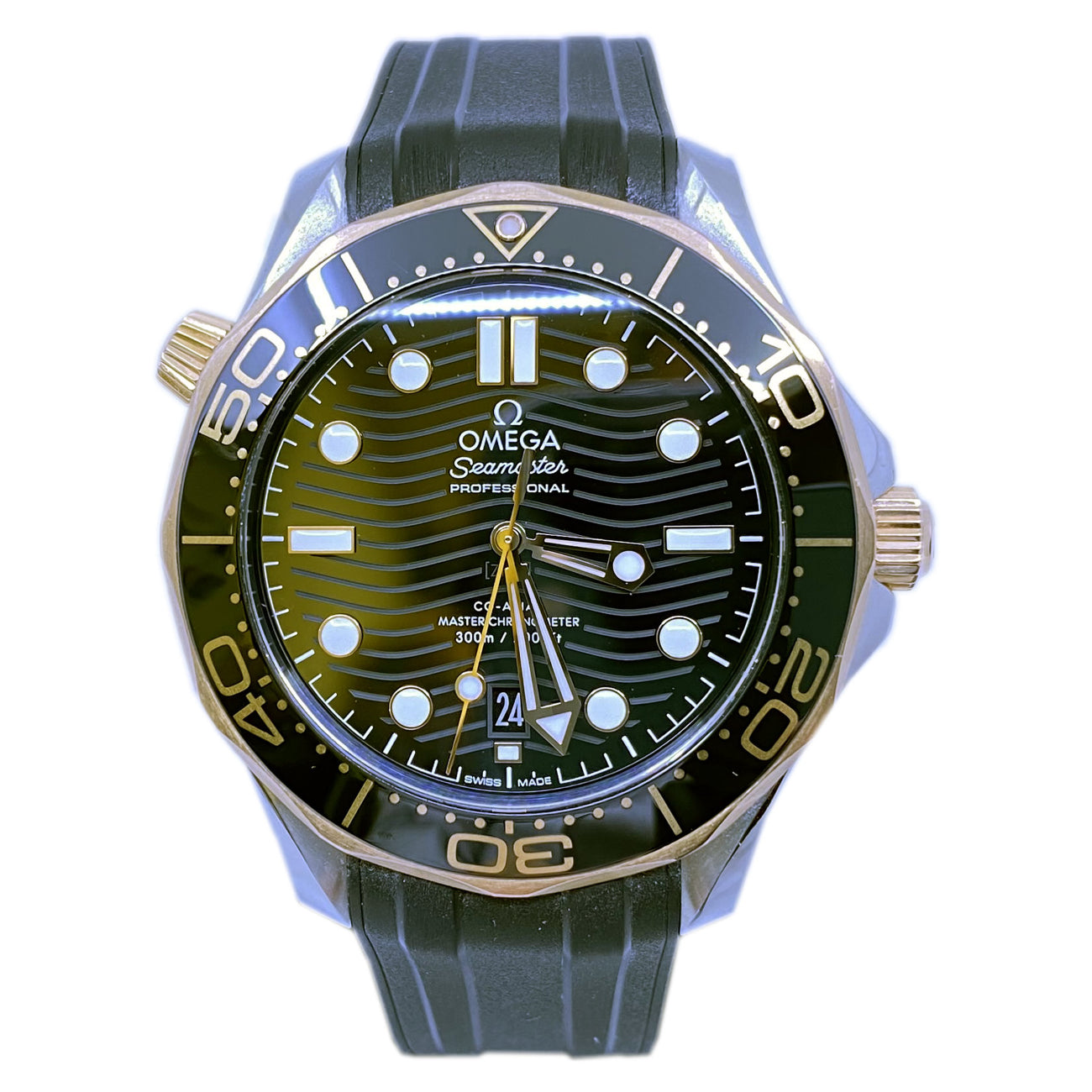 Omega Seamaster Diver 300M Co-Axial Master Chronometer Sedna Gold 210.22.42.20.01.002