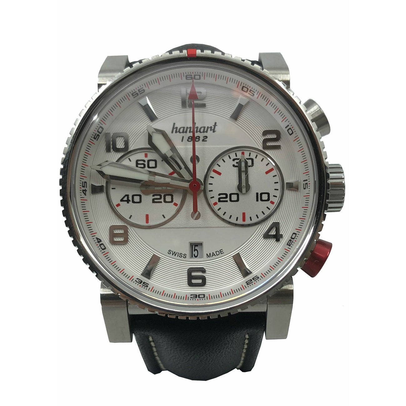 Hanhart Primus Racer Silver Dial