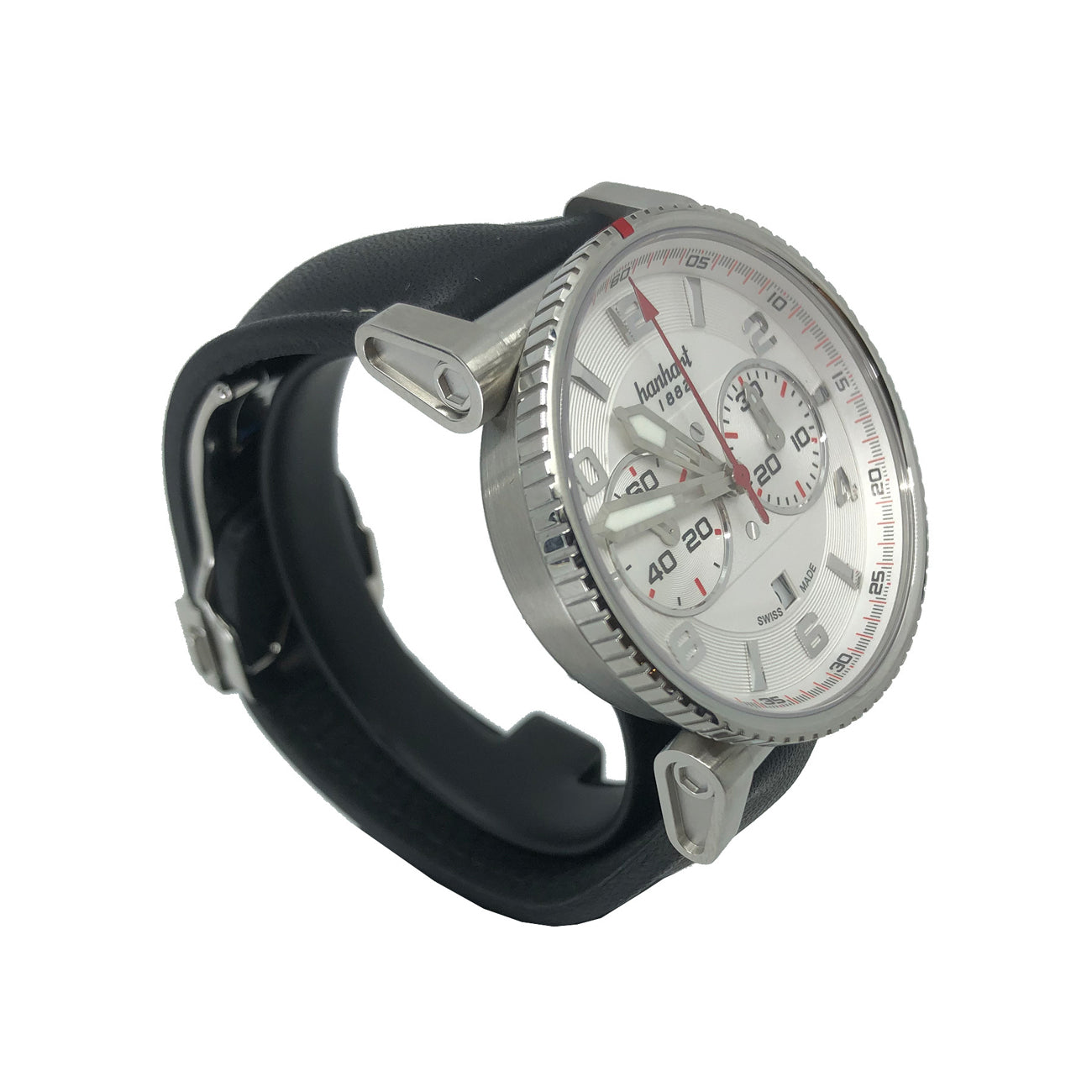 Hanhart Primus Racer Silver Dial