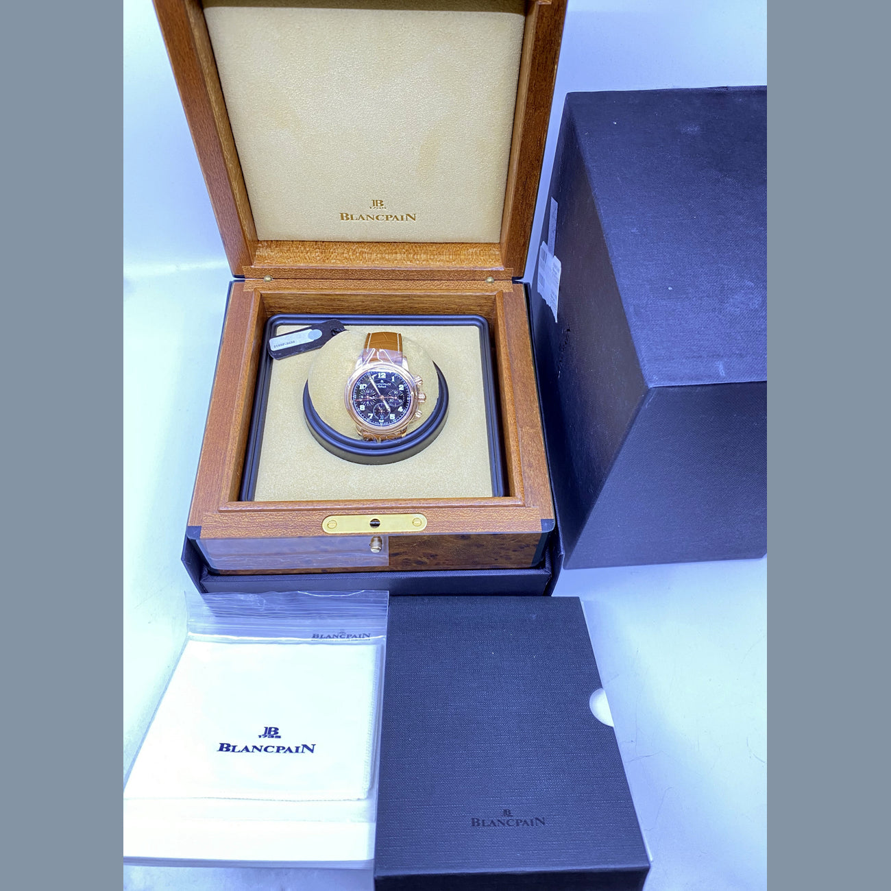 Blancpain Leman Chronograph Flyback 2185 18k Rose Gold