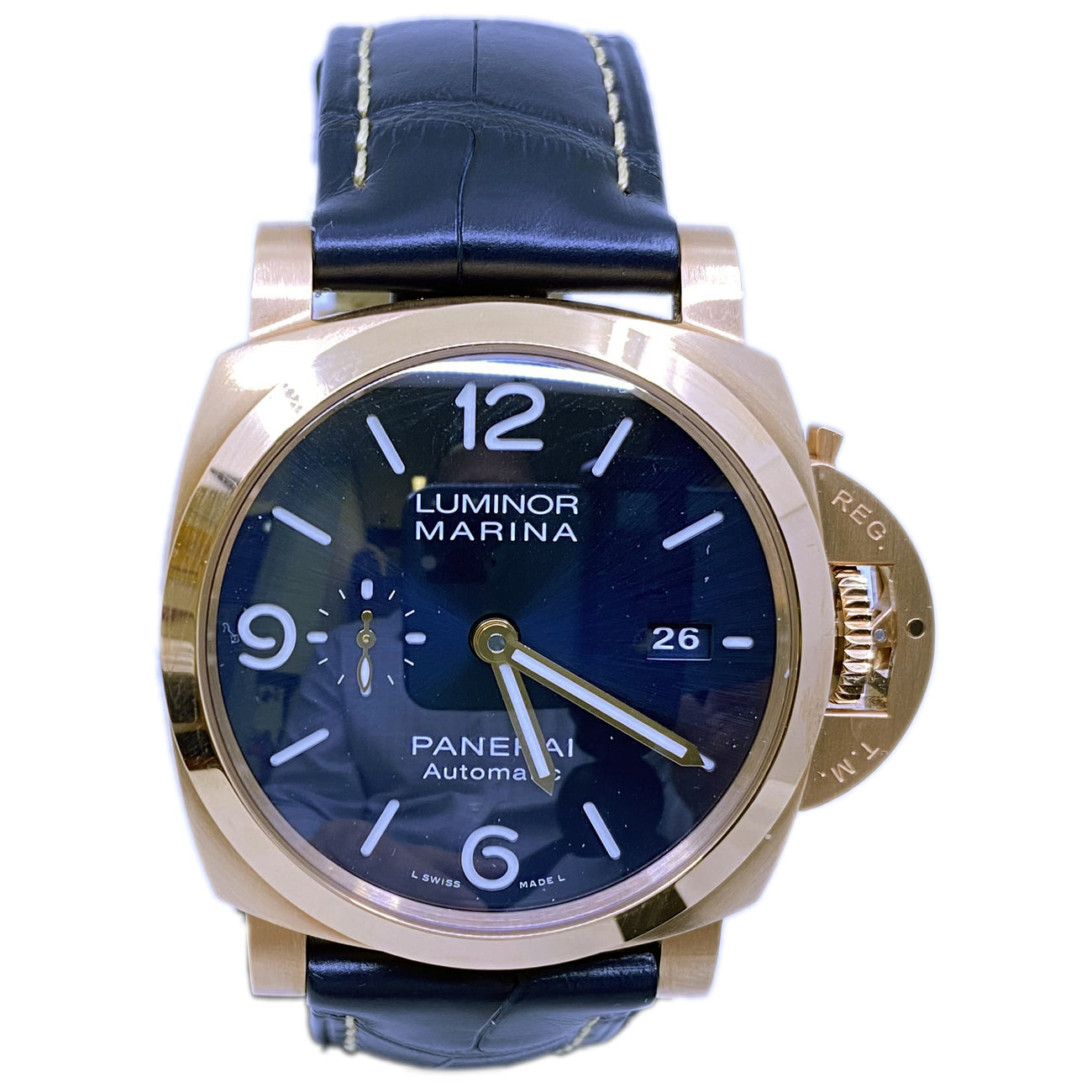 Panerai Luminor Marina Goldtech Sole Blu PAM01112