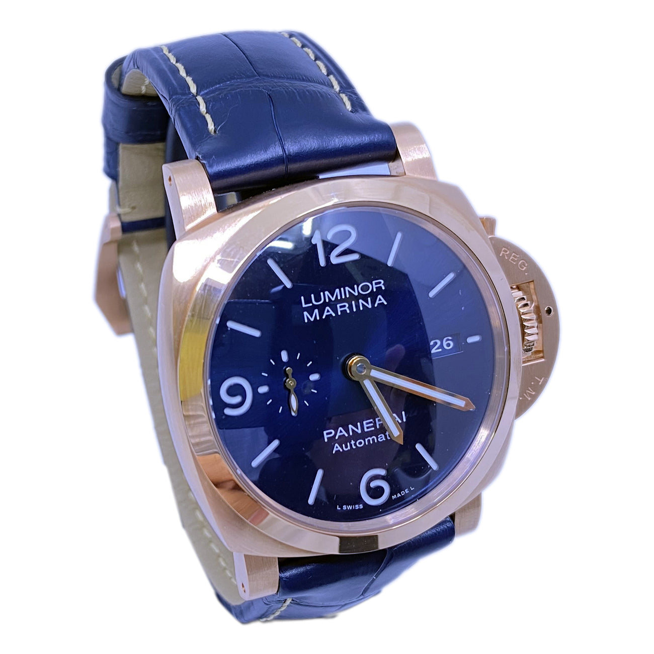Panerai Luminor Marina Goldtech Sole Blu PAM01112