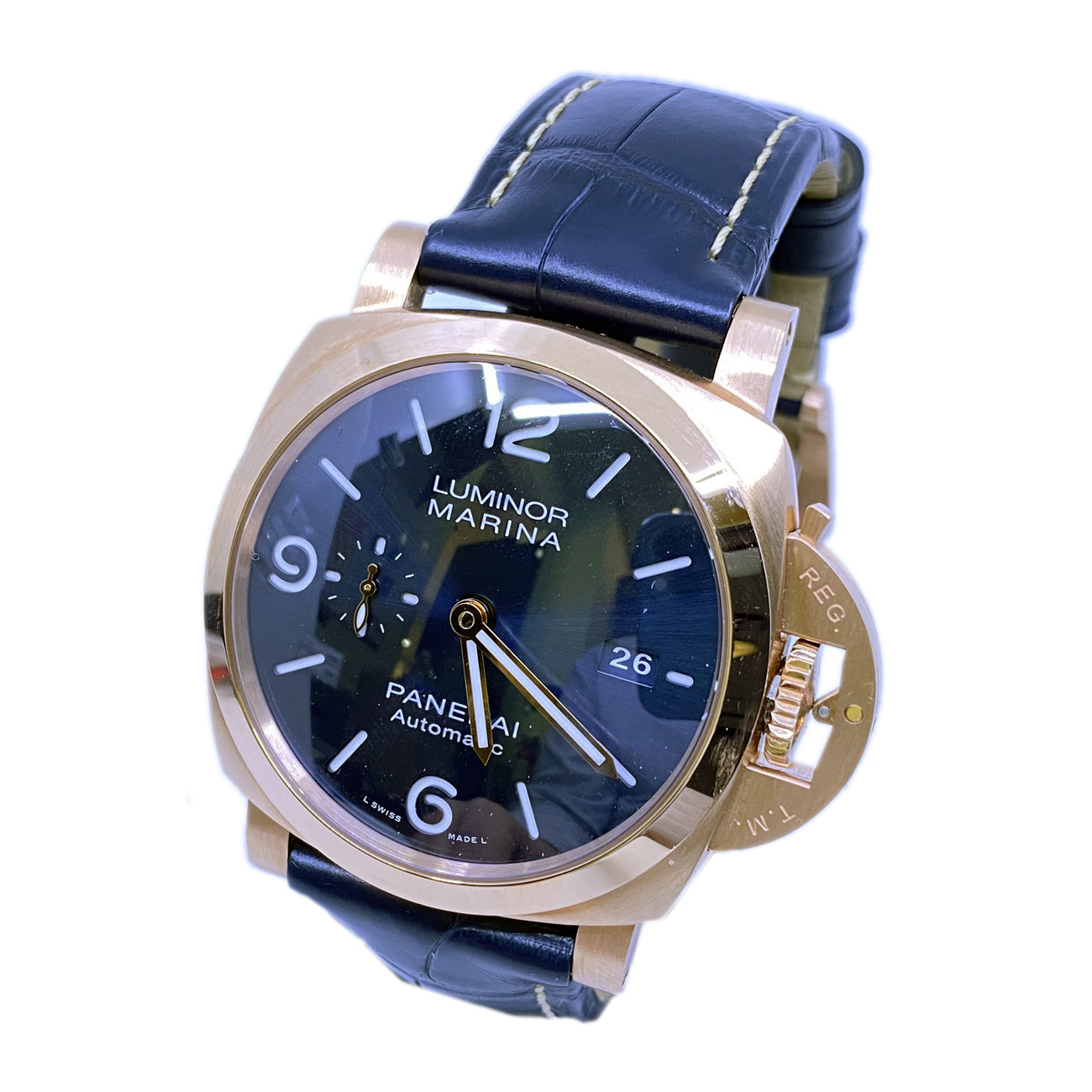 Panerai Luminor Marina Goldtech Sole Blu PAM01112