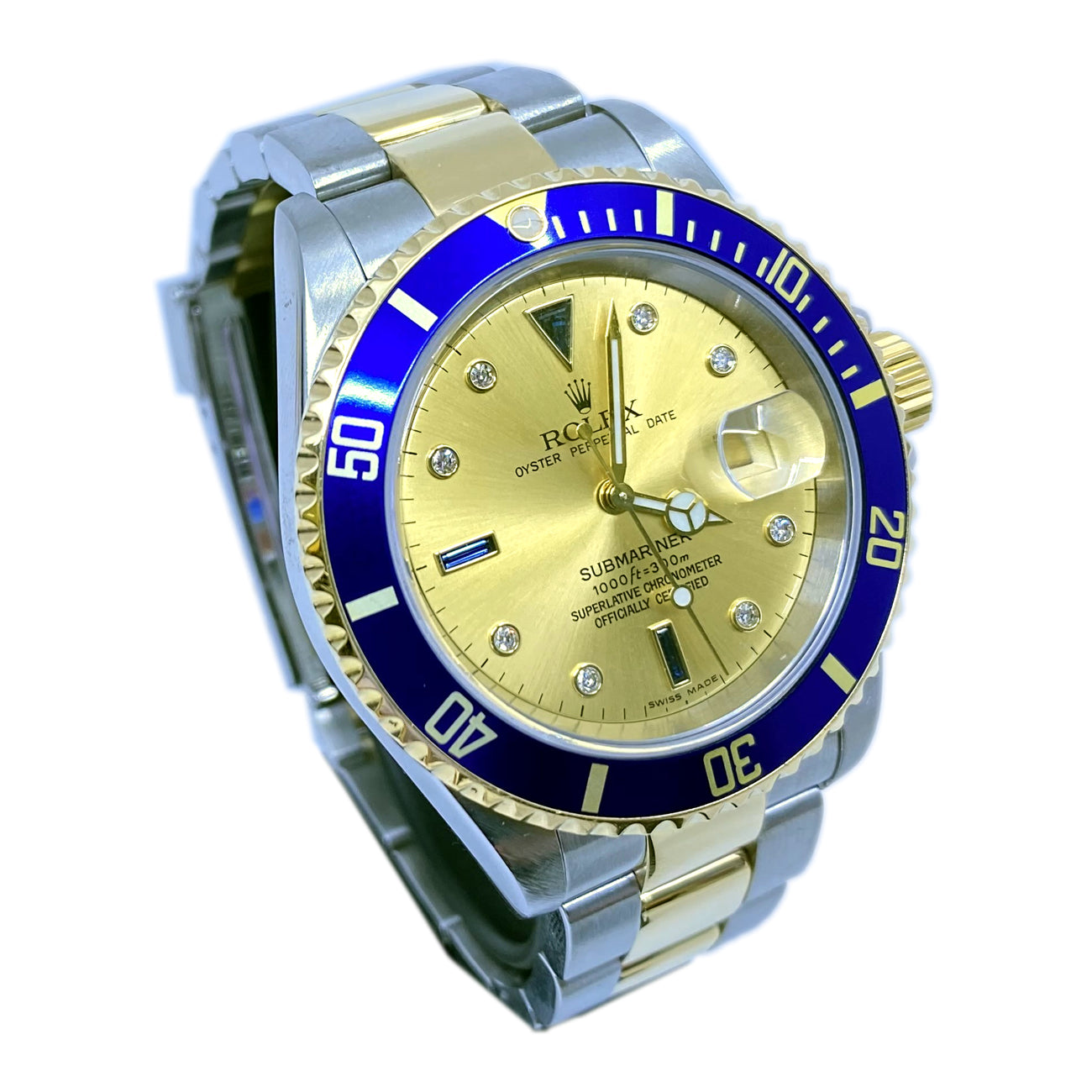 Rolex Submariner 16613 Two Tone Champagne Dial