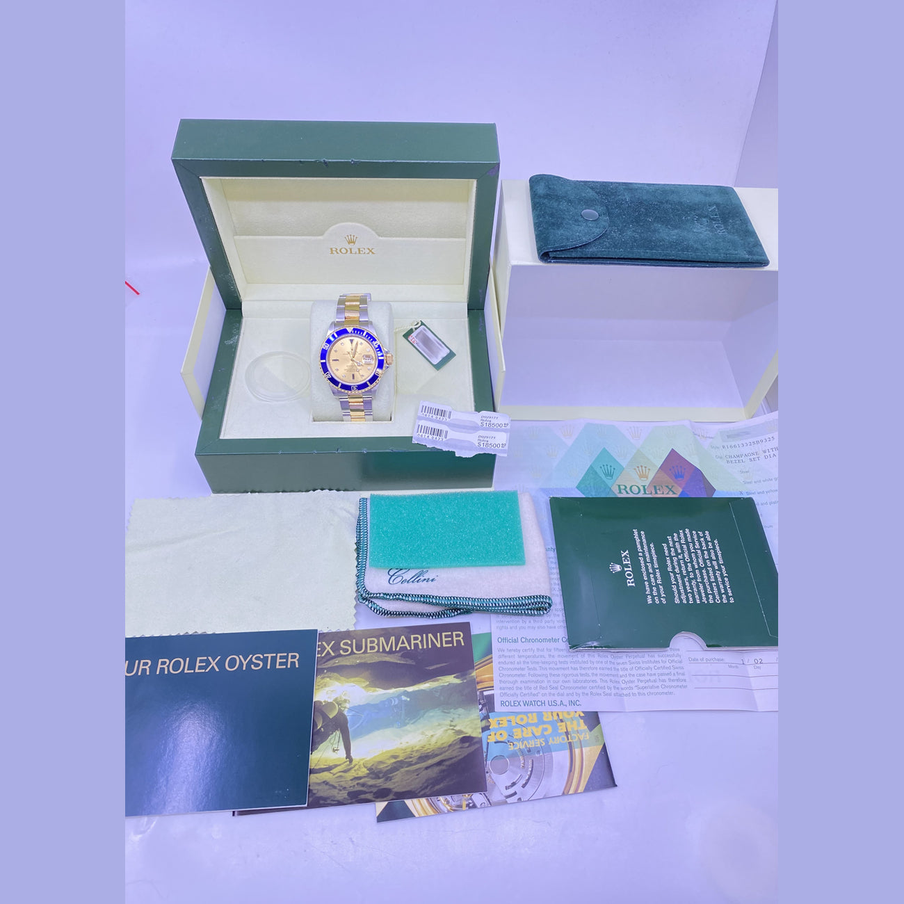 Rolex Submariner 16613 Two Tone Champagne Dial