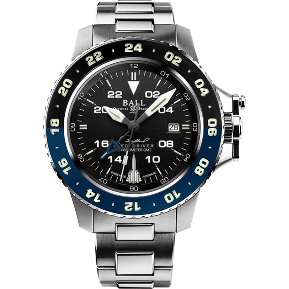 Ball Engineer Hydrocarbon AeroGMT Sled Driver 42mm on Bracelet