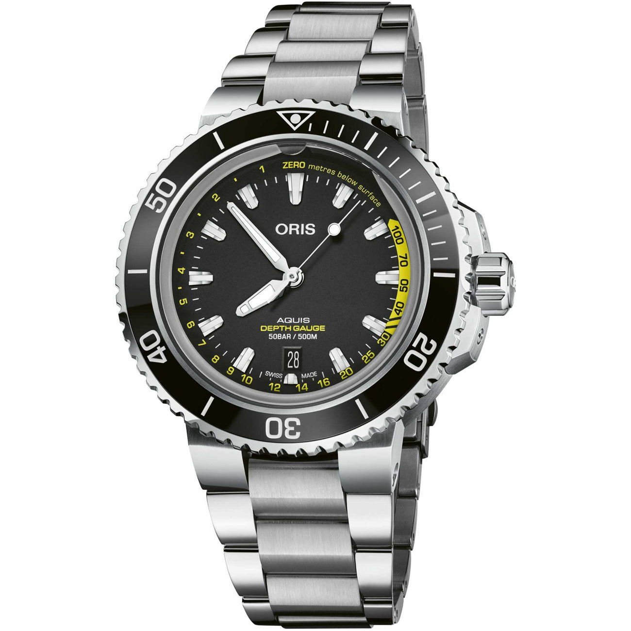 Oris Aquis Depht Gauge on Bracelet