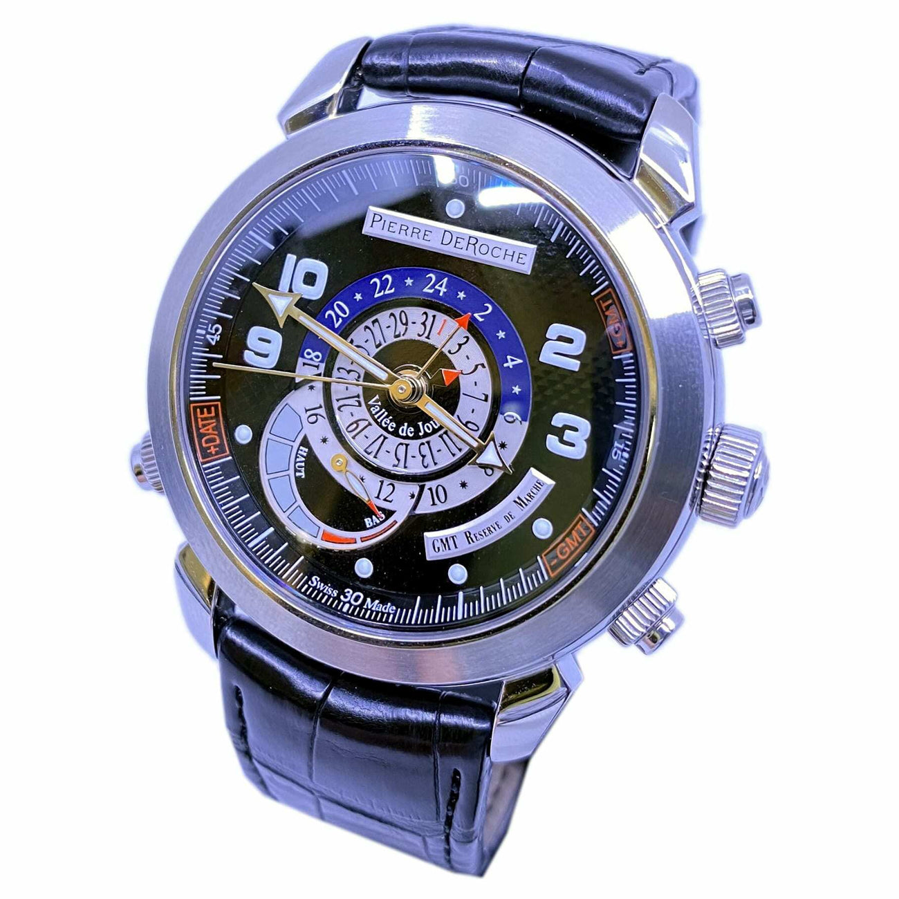Pierre DeRoche GrandCliff GMT Power Reserve GRC10002ACIO-001 CRO