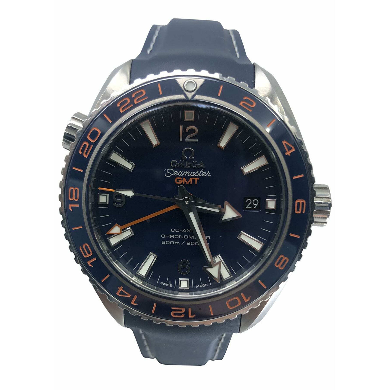 Omega Planet Ocean 600M Co-axial GMT 43.5mm 232.32.44.22.03.001