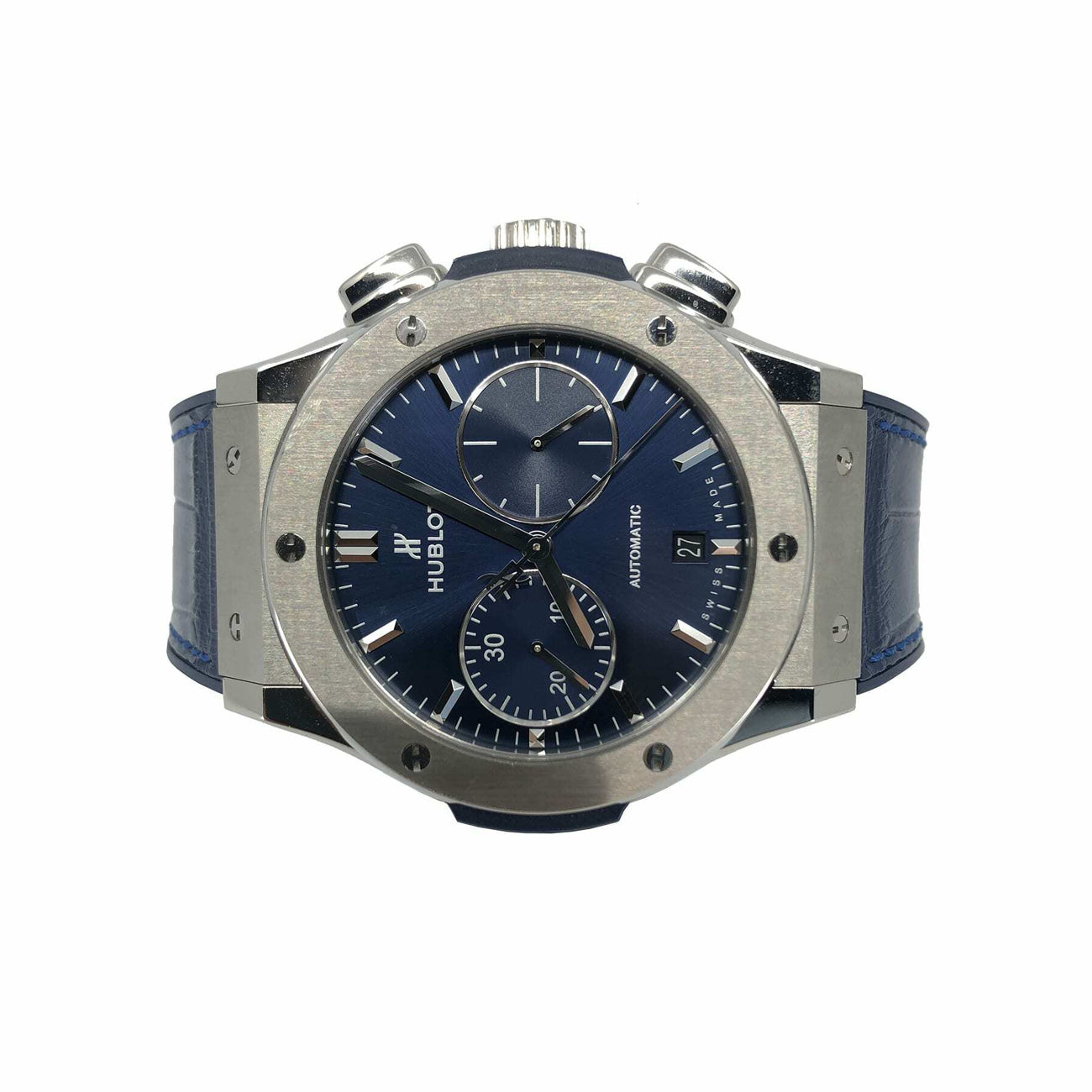 Hublot Classic Fusion Blue Chronograph Titanium 45mm 521.NX.7170.LR