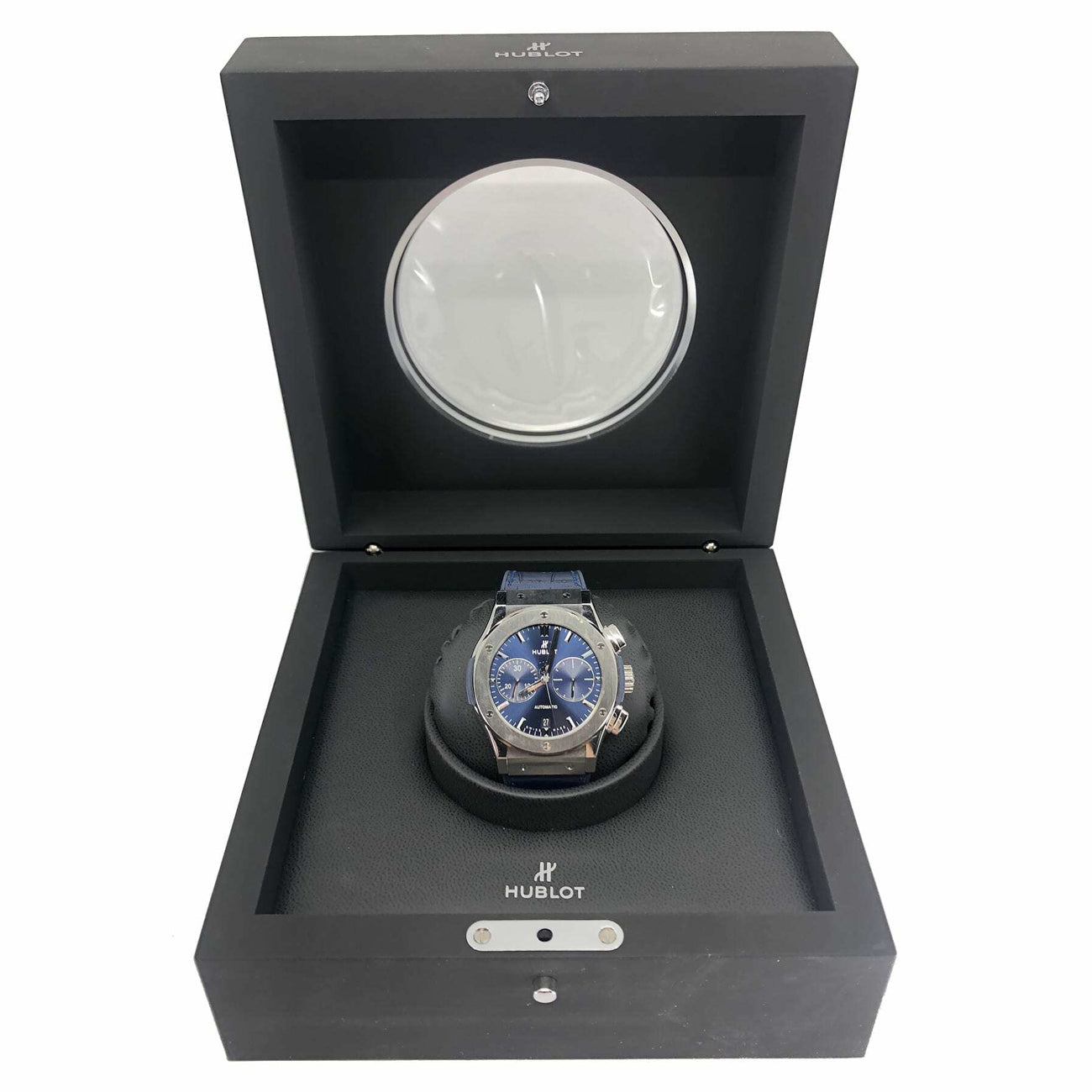 Hublot Classic Fusion Blue Chronograph Titanium 45mm 521.NX.7170.LR