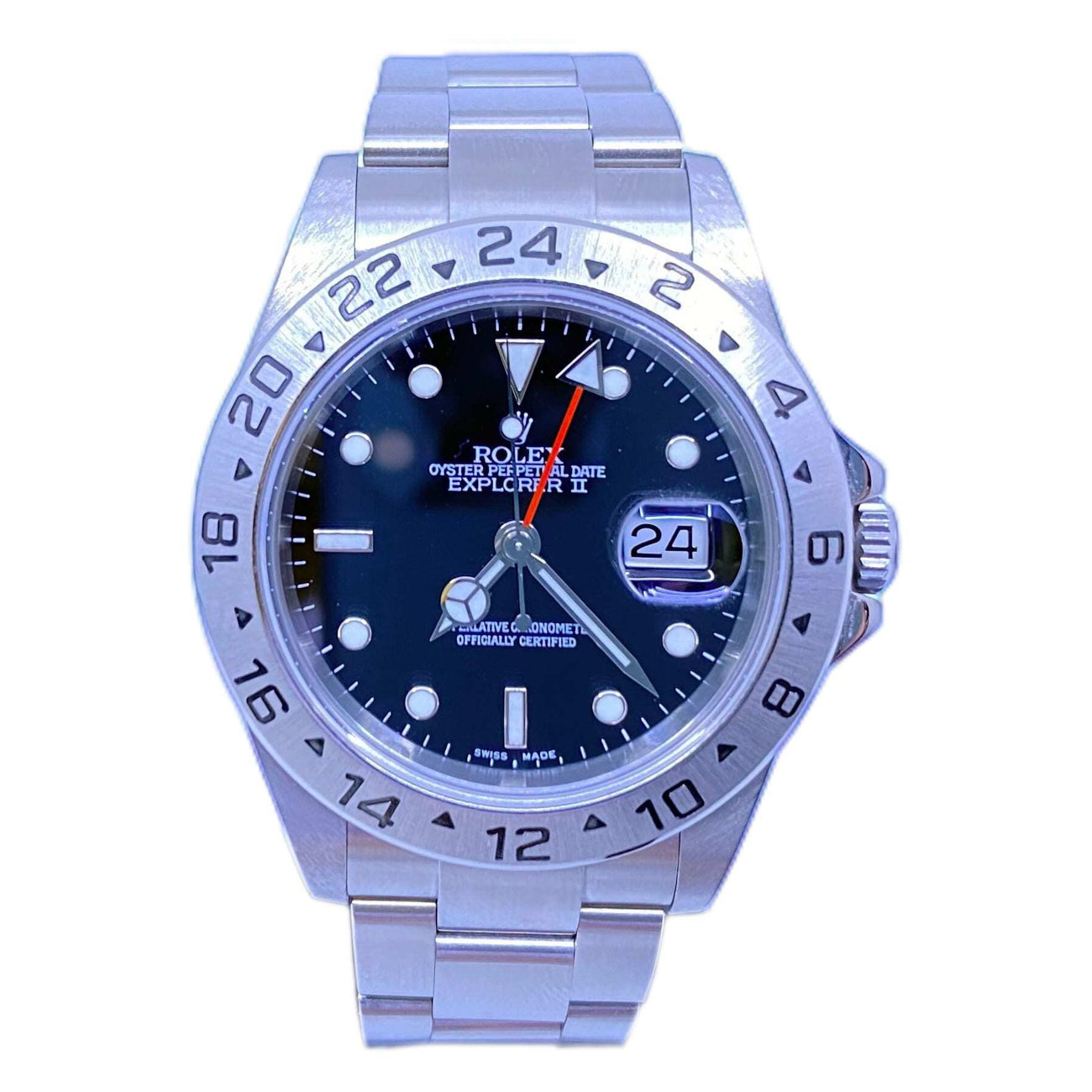 Rolex Explorer II 40mm Black Dial Oyster Bracelet 16570
