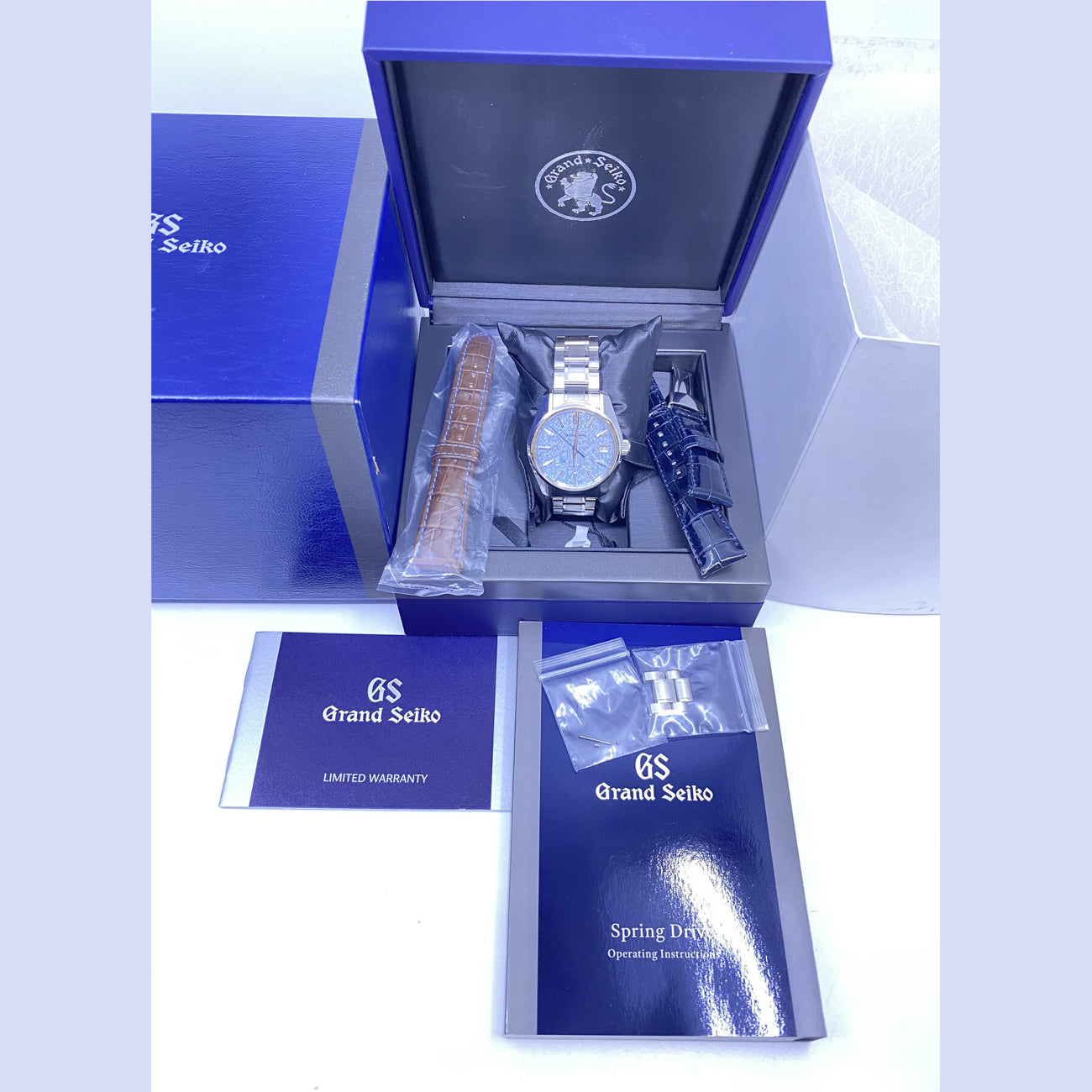 Grand Seiko Spring Drive Ice Blue Dial SBGA387